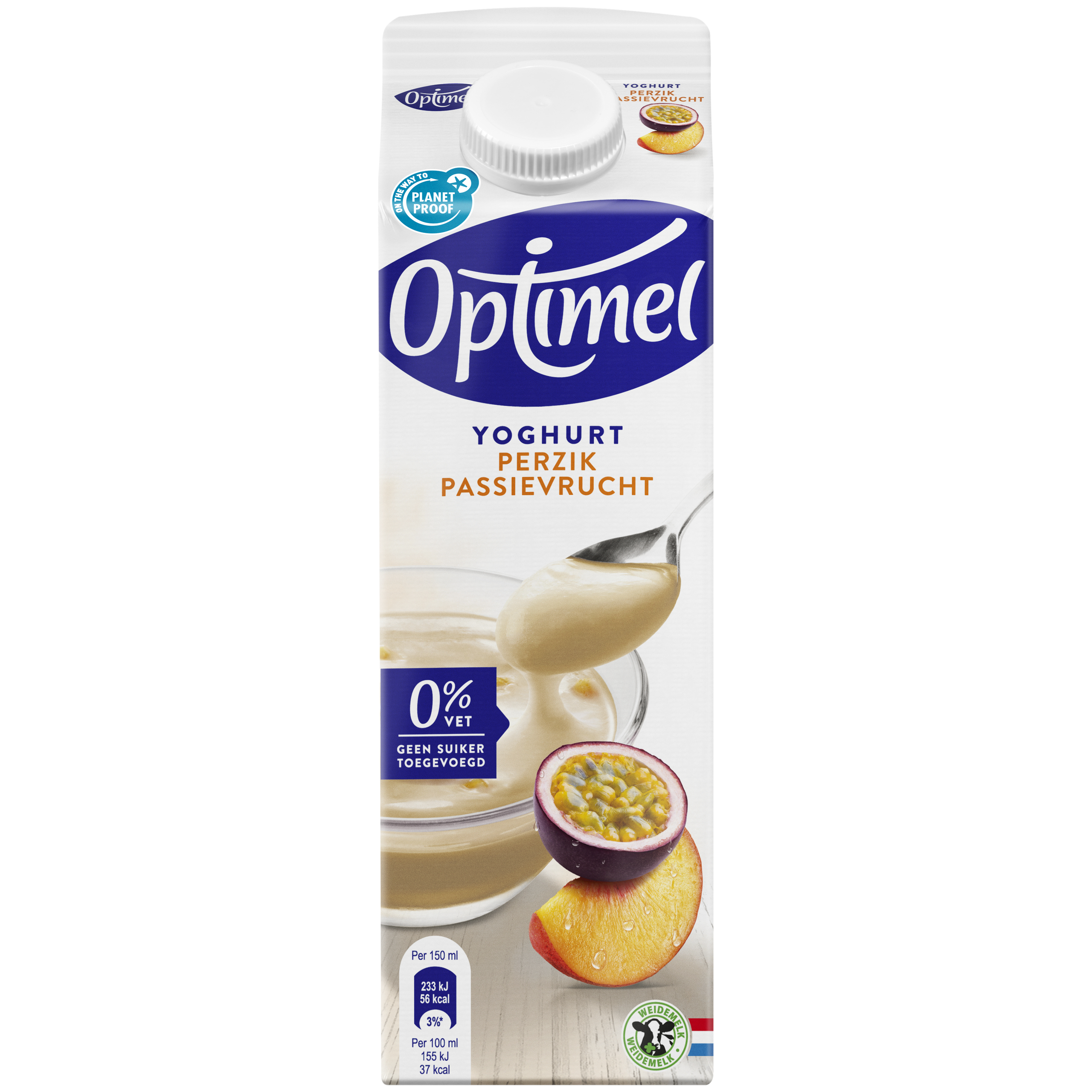 Yoghurt perzik maracuja 0% vet