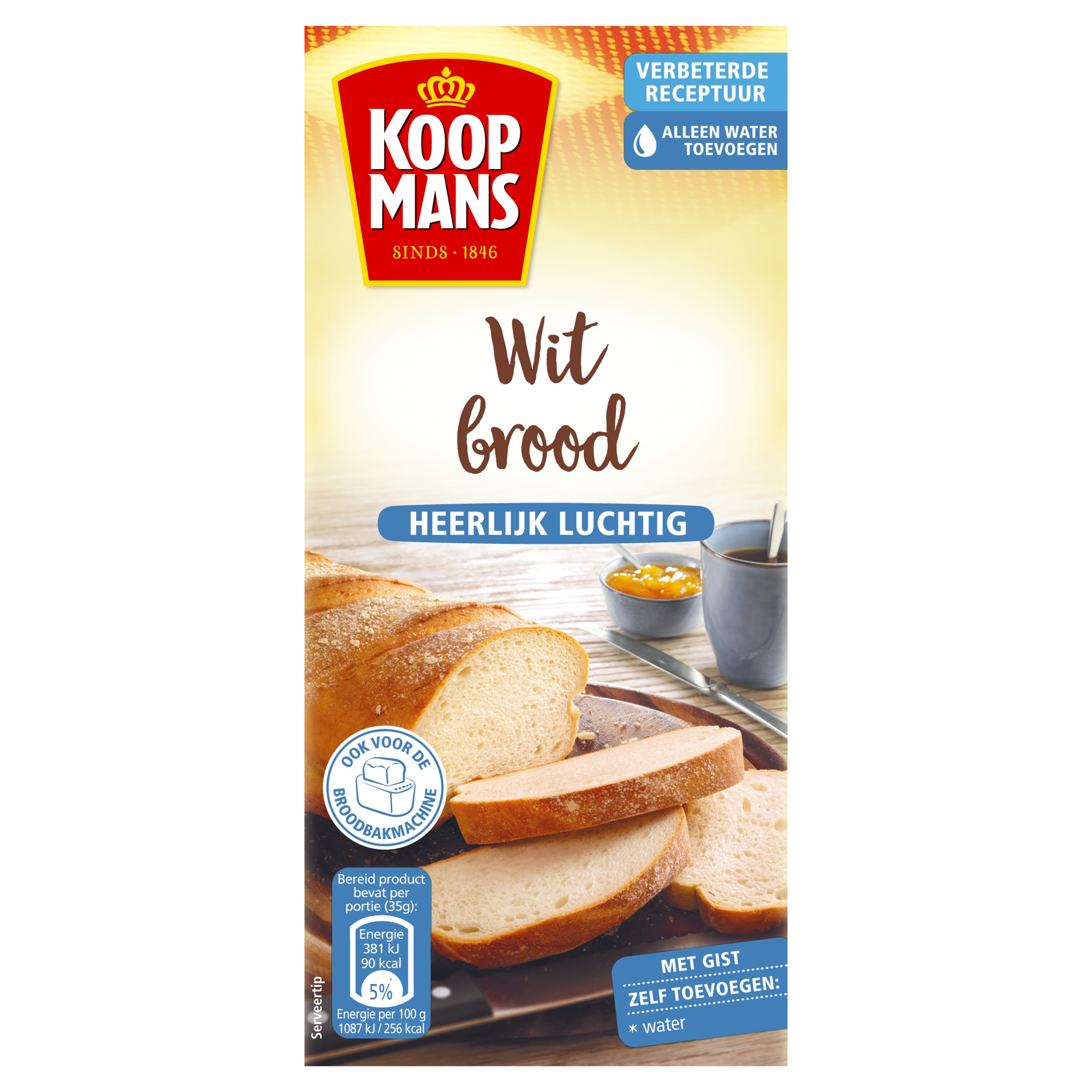 Broodmix wit