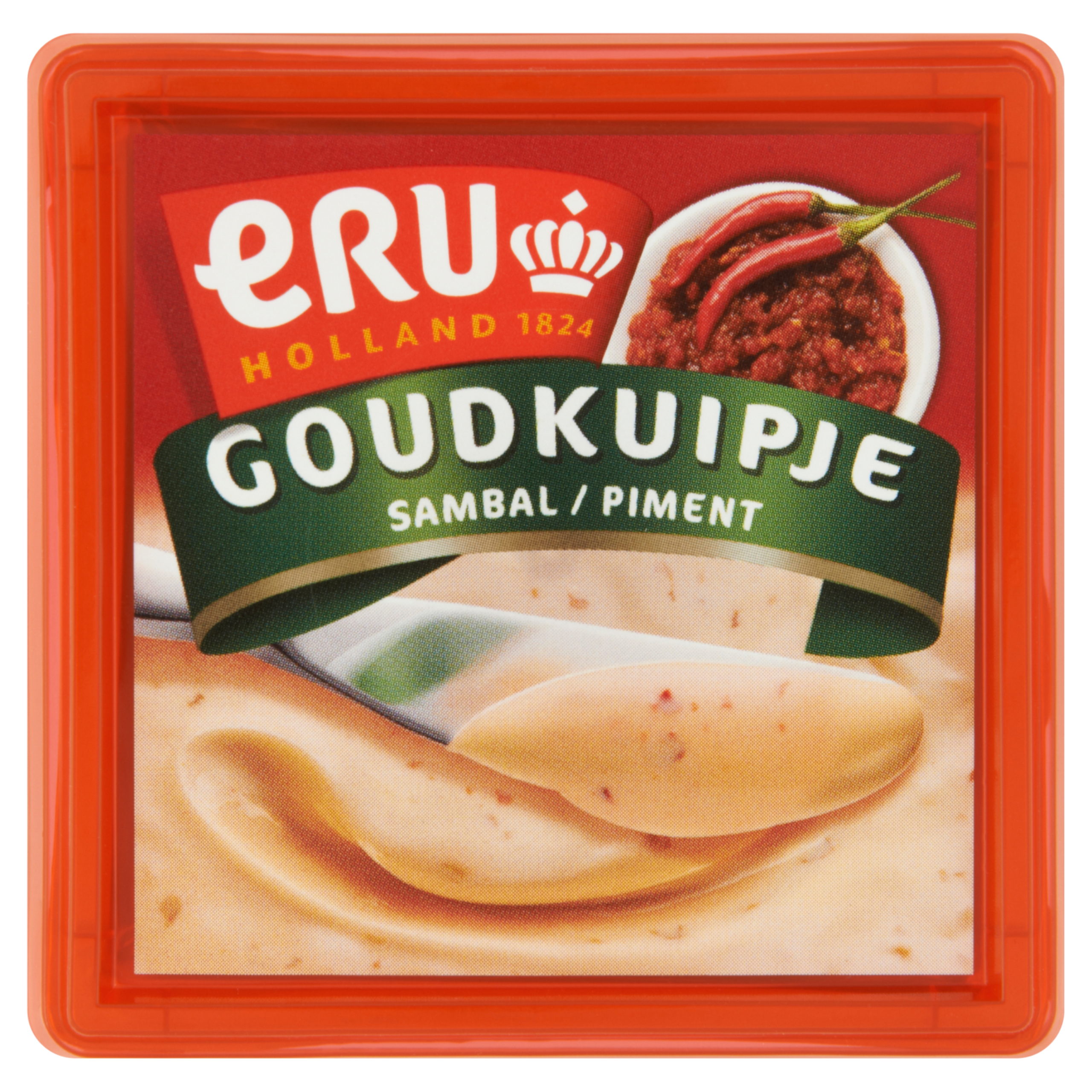 Smeerkaas goudkuipje sambal 45+