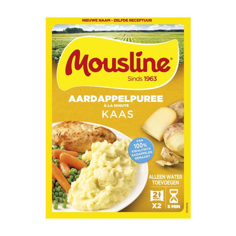 Aardappelpuree kaas