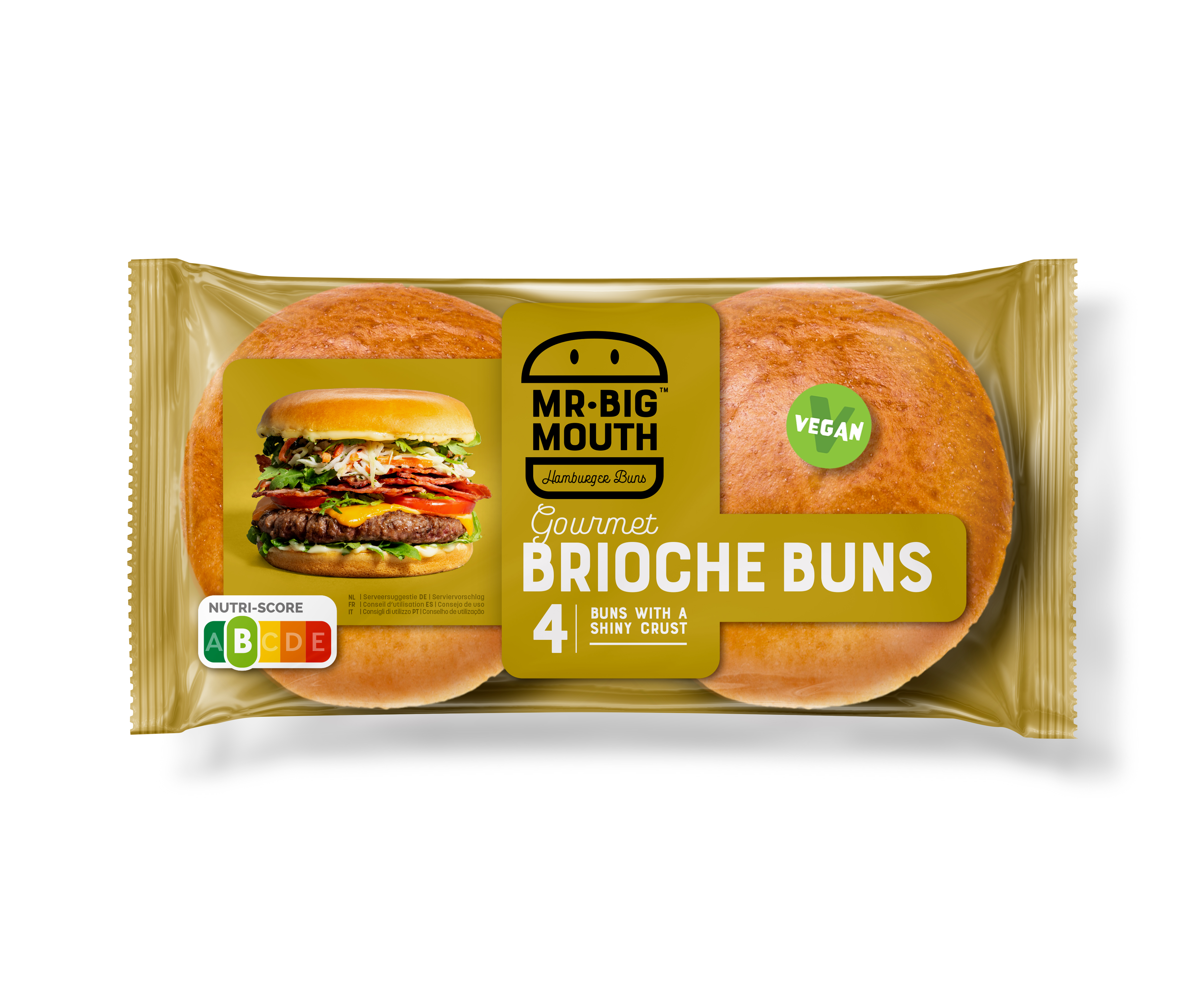 Brioche hamburger broodje