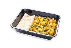 Surinaamse roti met aardappel en kousenband vega