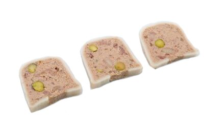 Gelderse gevogelte pate, portie