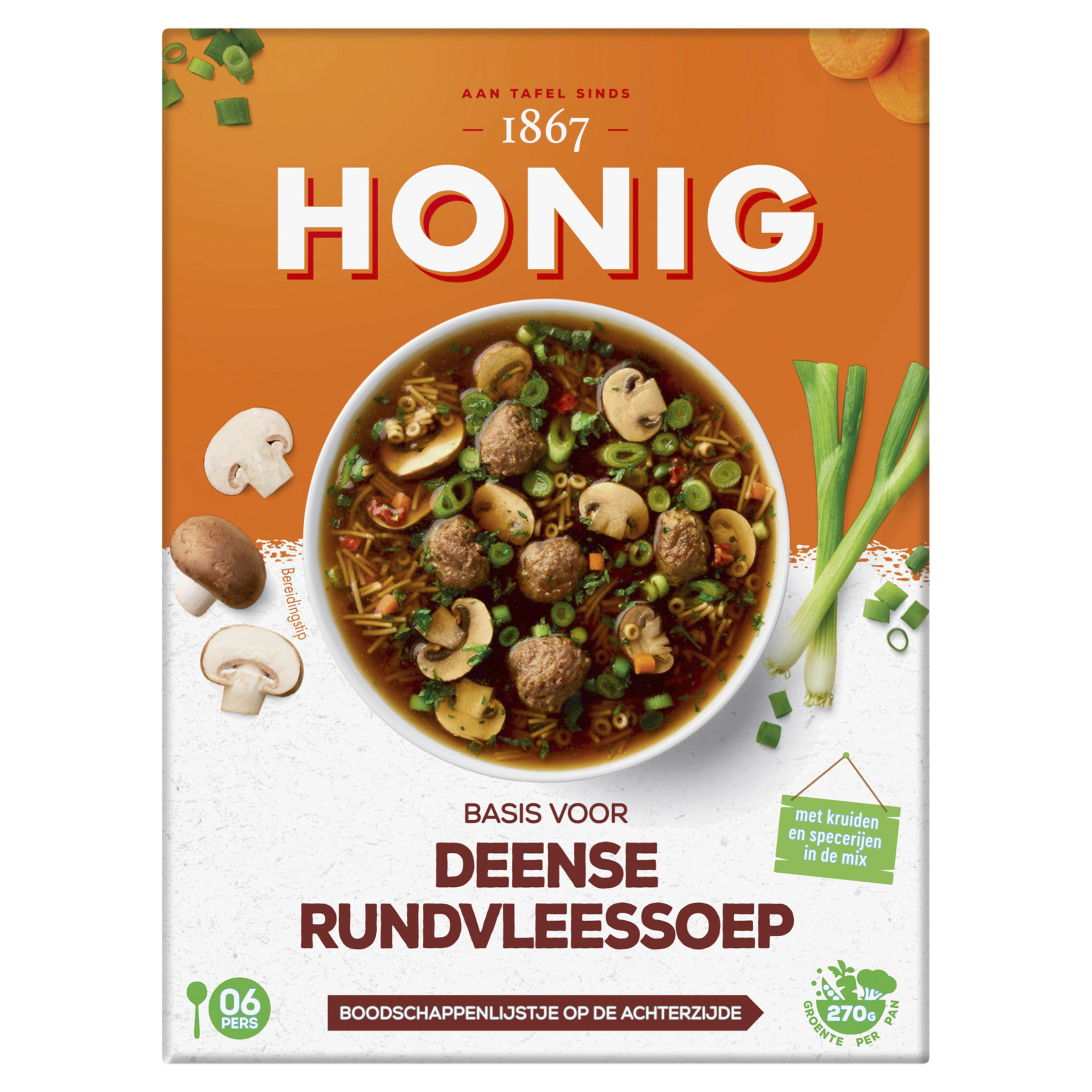 Basis deense rundvleessoep