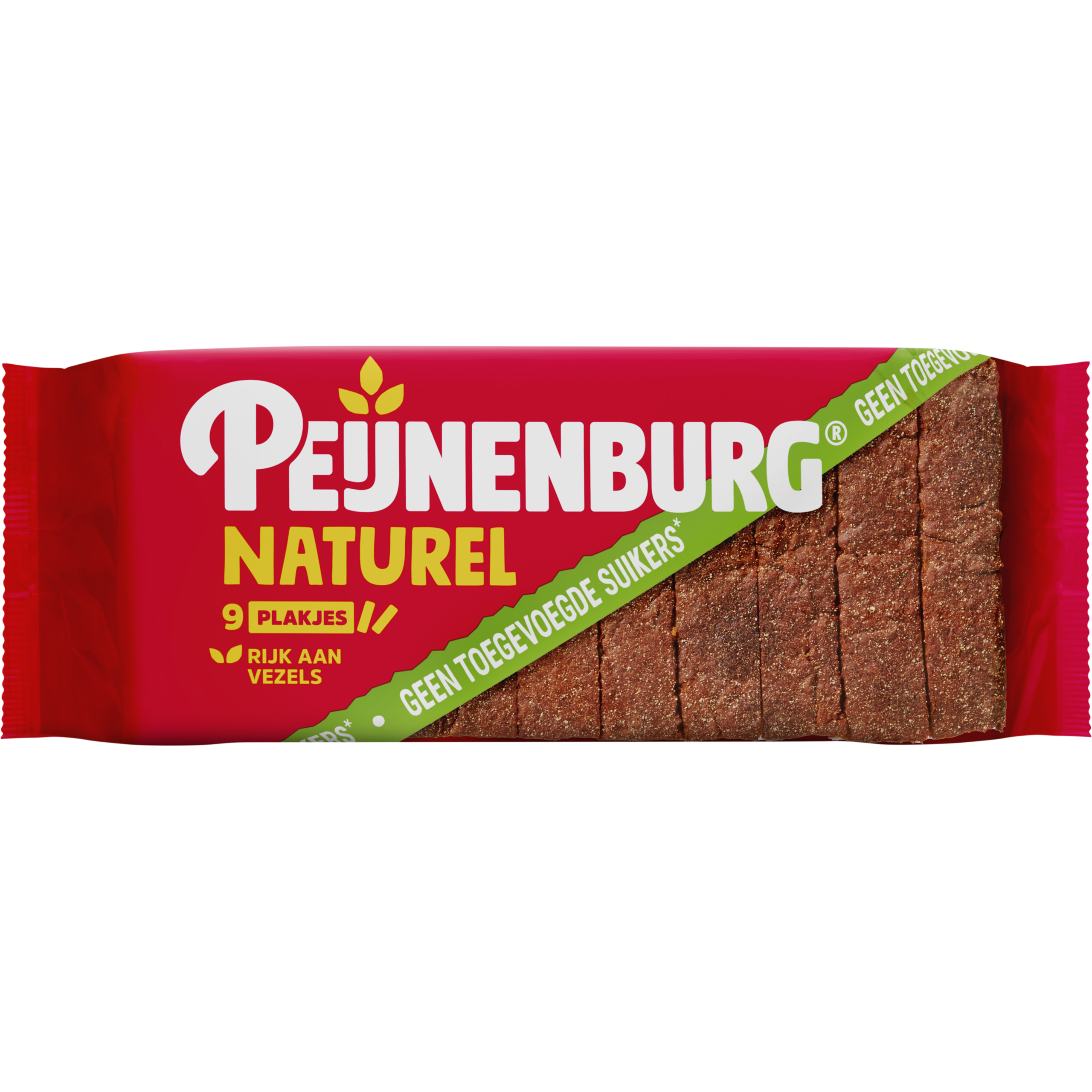 Gesneden ontbijtkoek naturel, geen toegevoegde suikers