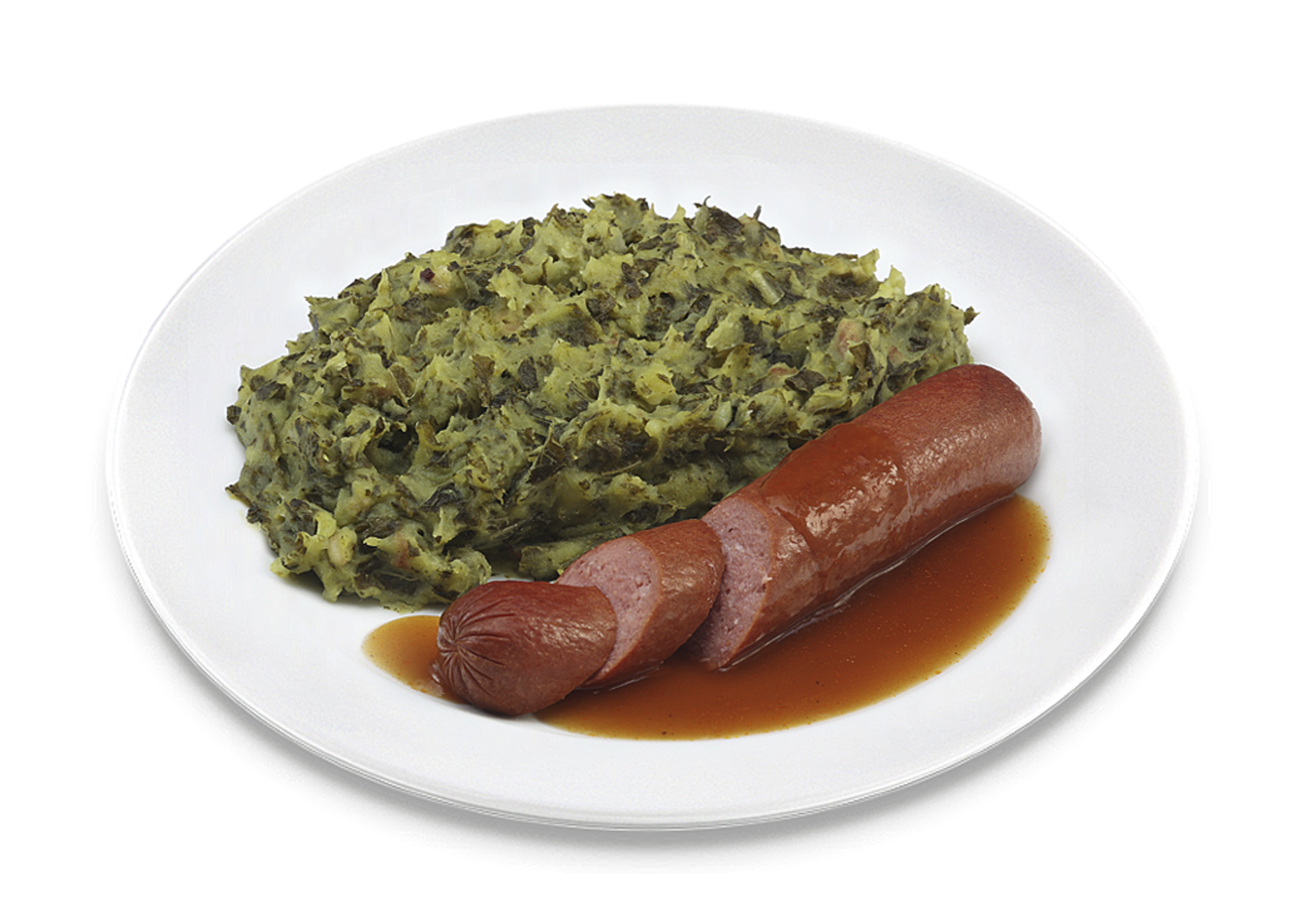 Stamppot boerenkool met rookworst