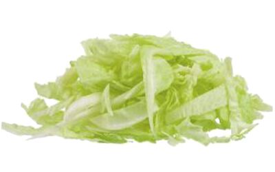 Ijsbergsla fijn gesneden 8 mm - Bulk per kg