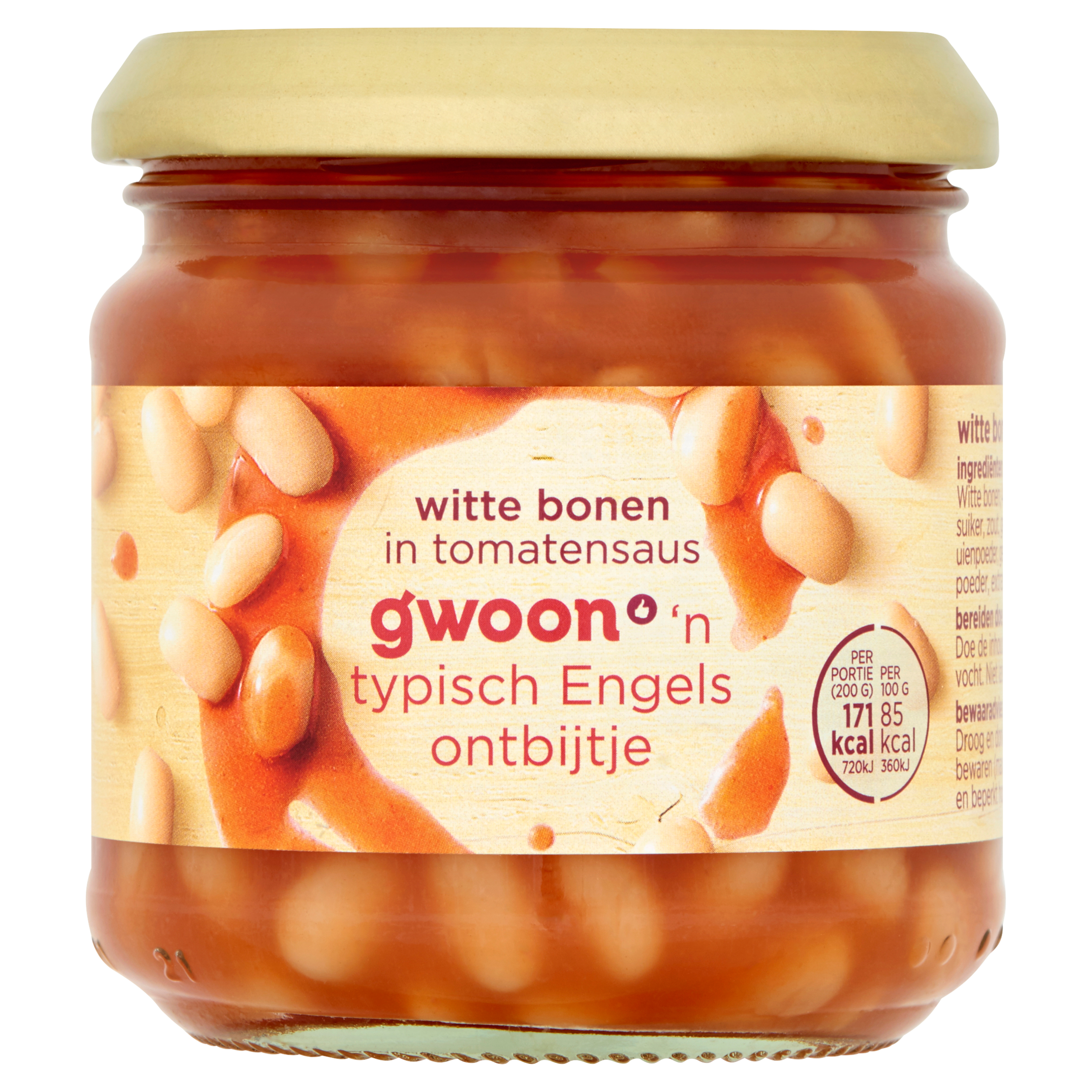 Witte bonen in tomatensaus