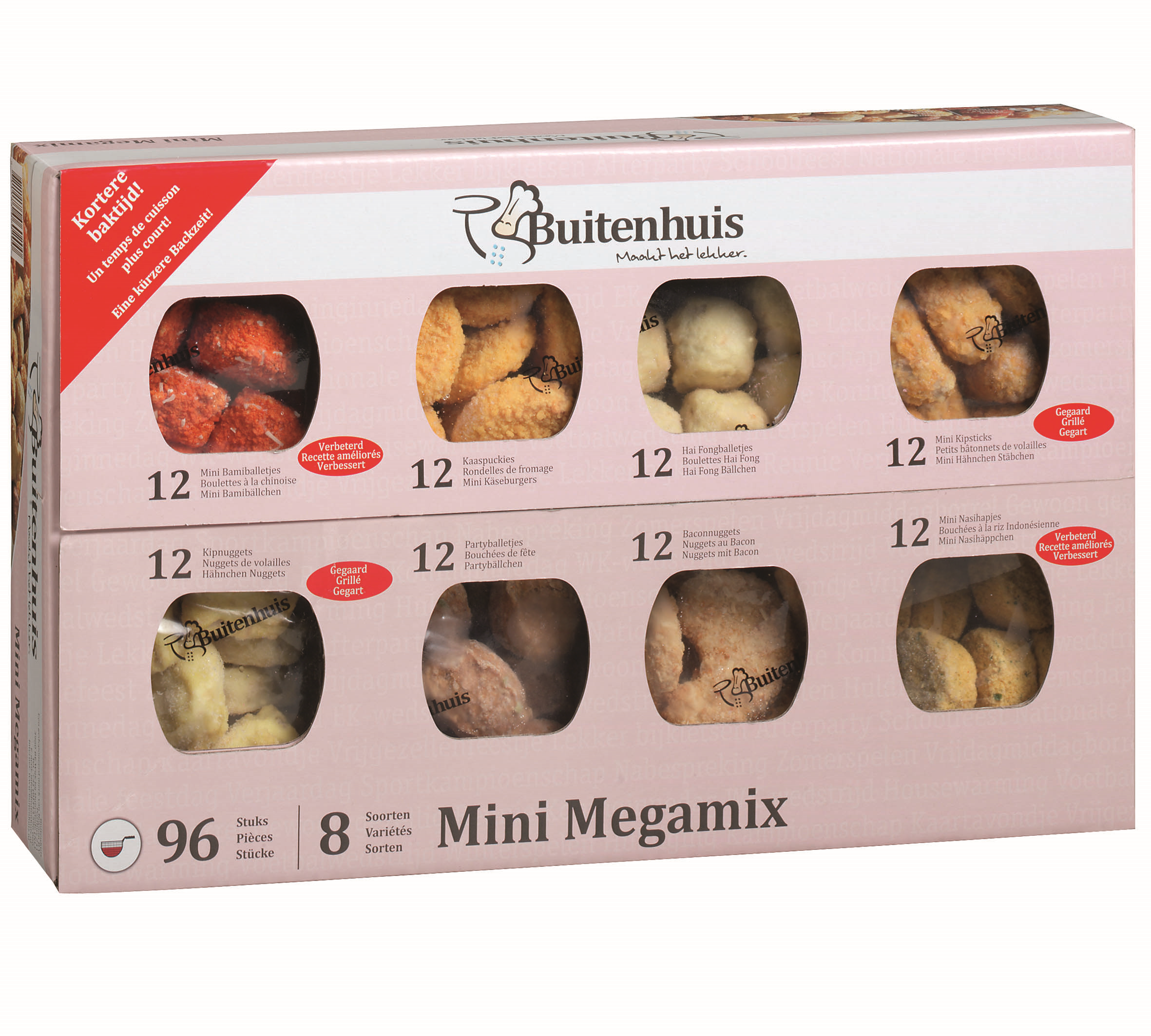 Megamix mini snacks 8 soorten