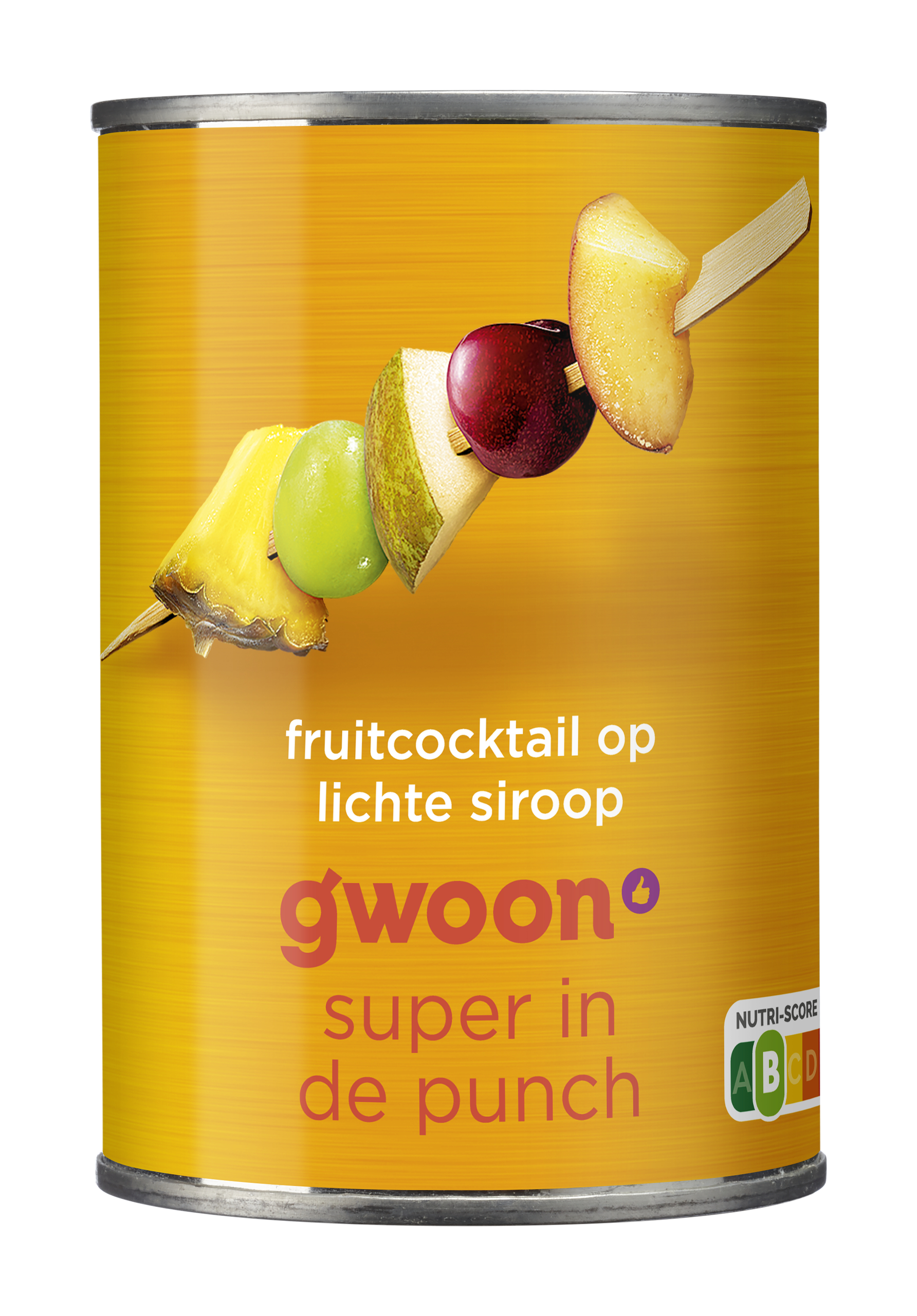 1/2 fruitcocktail lichte siroop