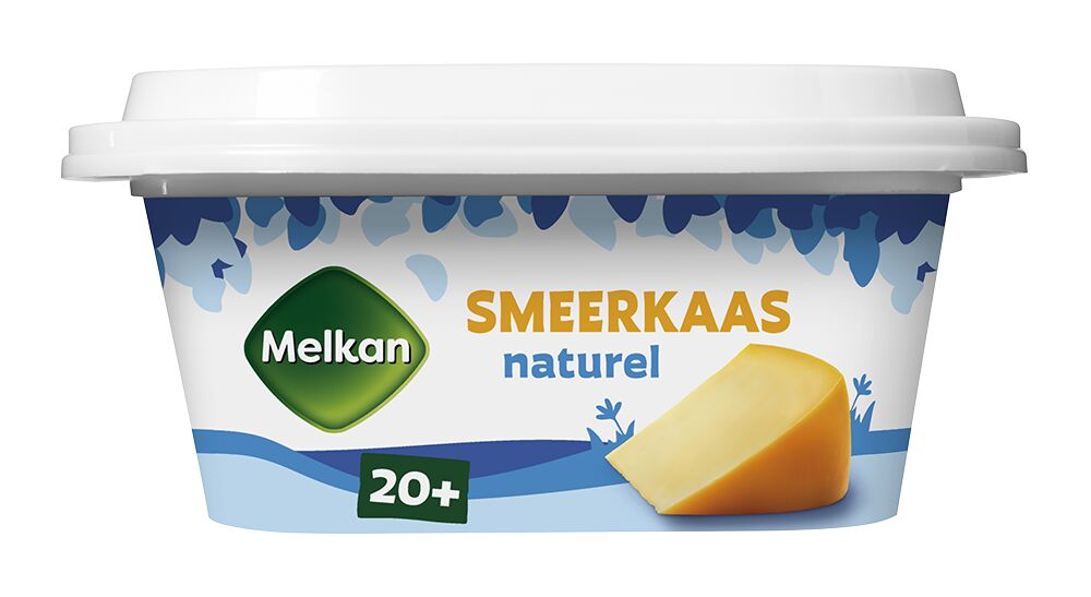 Smeerkaas naturel 20+