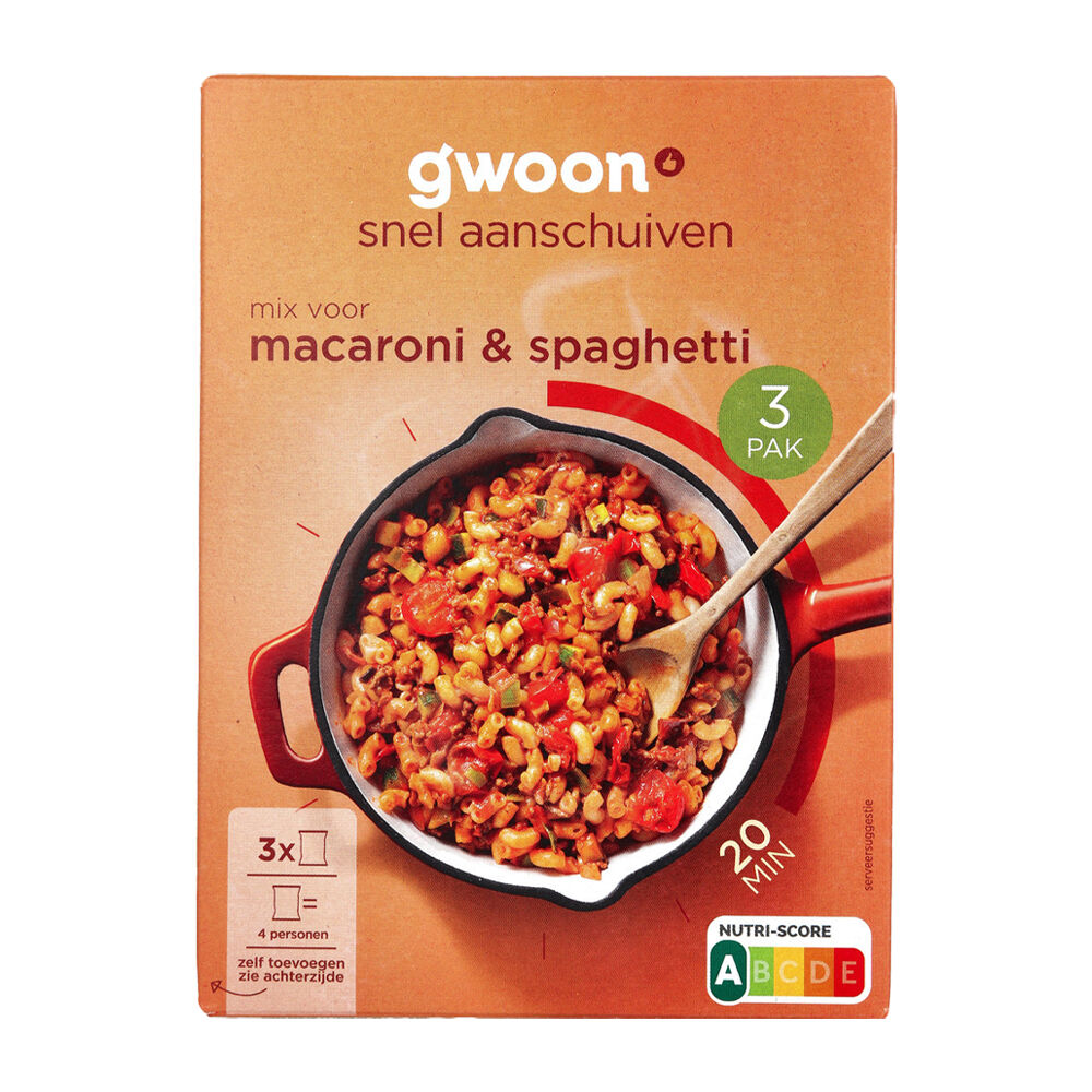 Mix voor macaroni & spaghetti