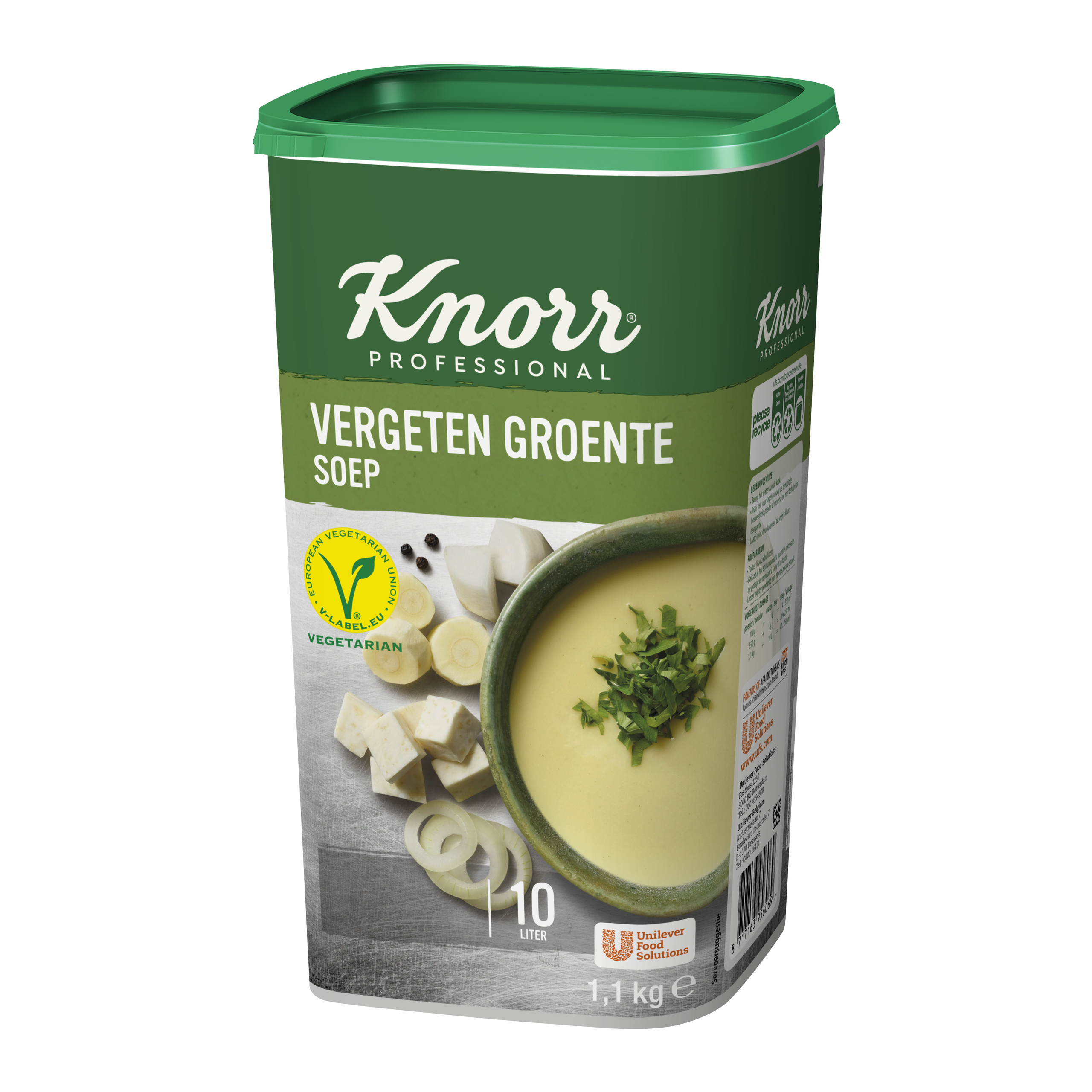 Vergeten groentesoep (opbrengst 10 liter)
