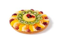 Vruchtenvlaai ongesneden