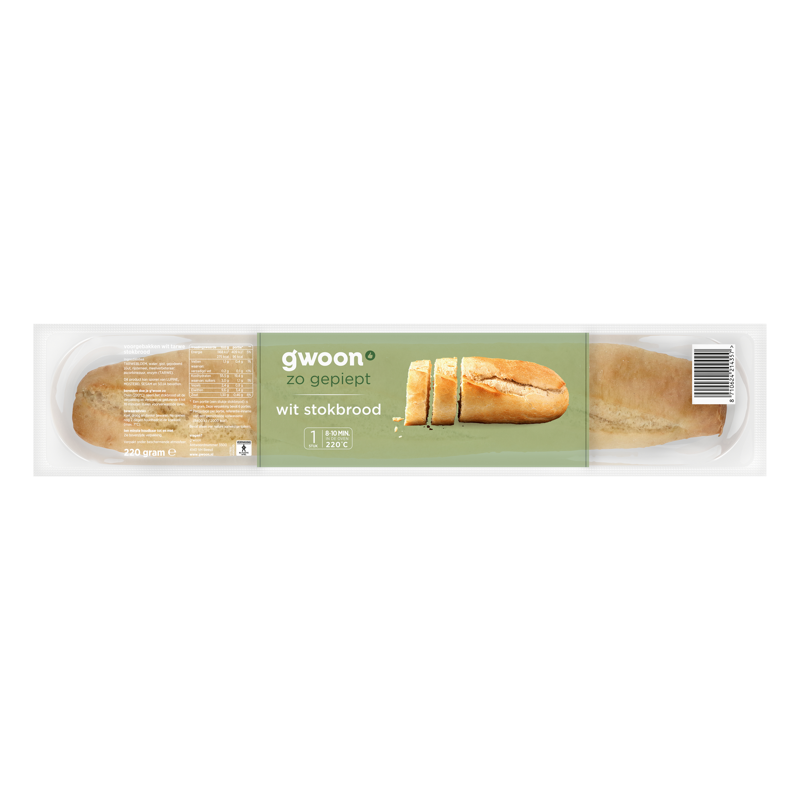 Stokbrood wit