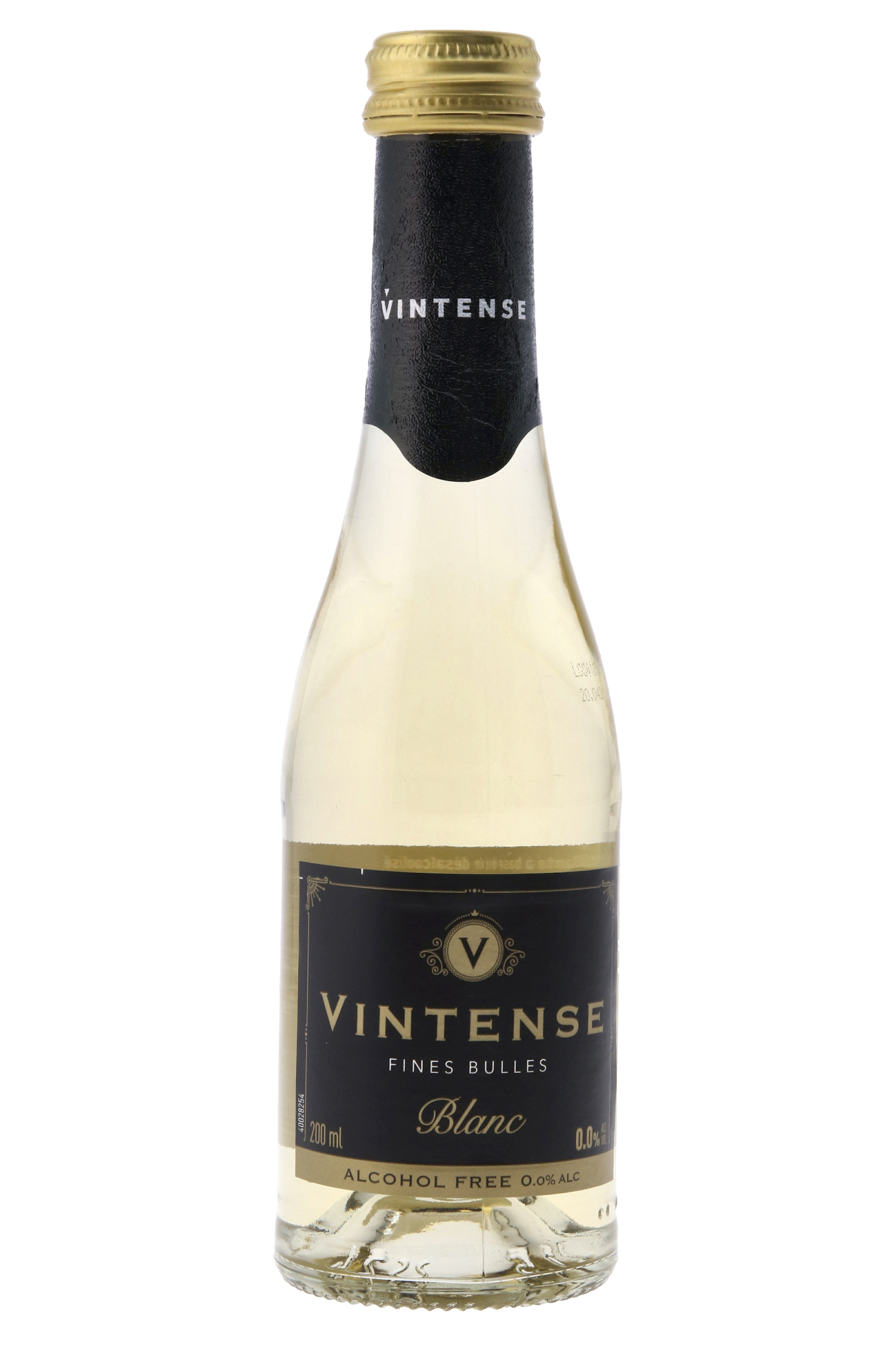 Witte mousserende wijn alcoholvrij