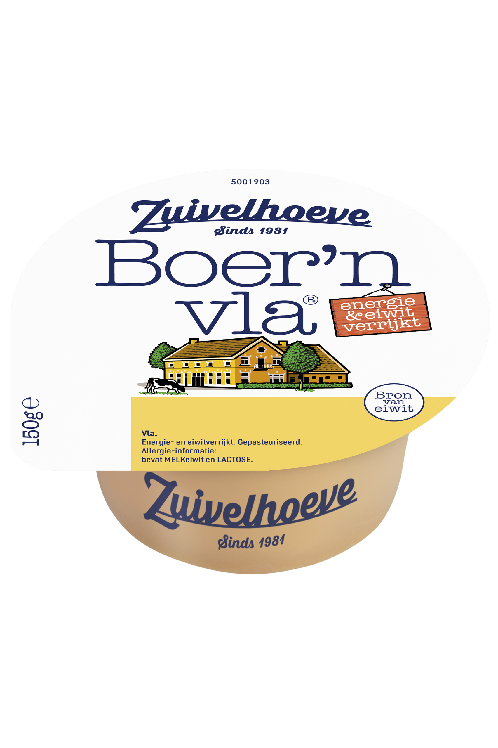 Boer'n vla caramel hopjes (energie- en eiwitverrijkt)