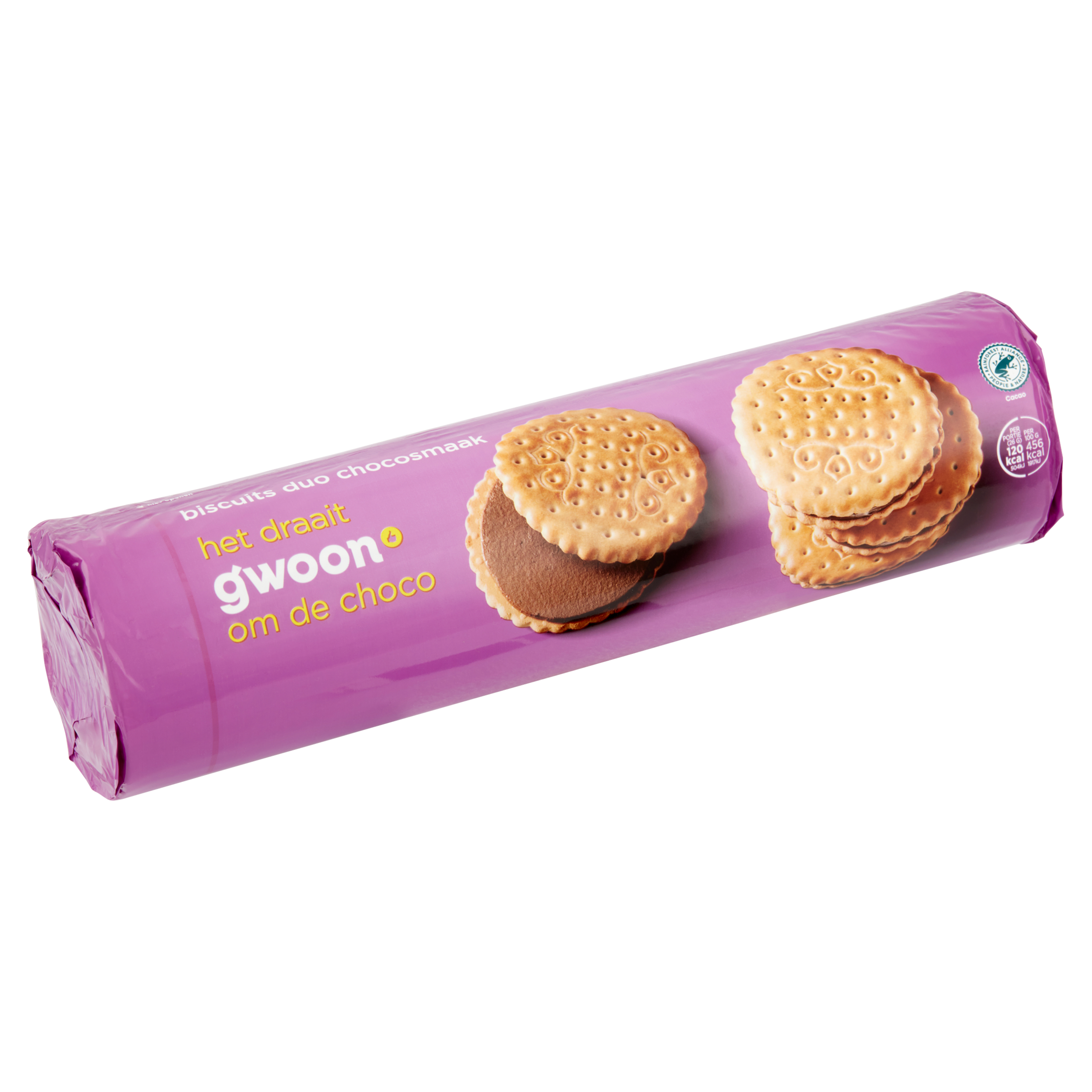 Biscuit duo chocolade