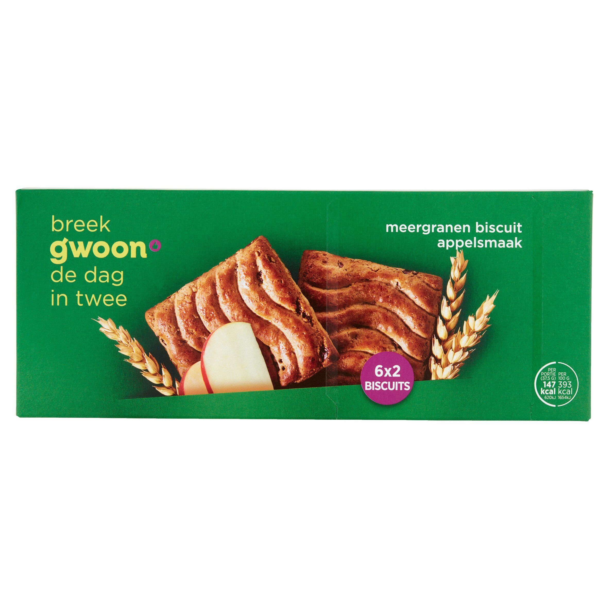 Meergranen biscuit appel