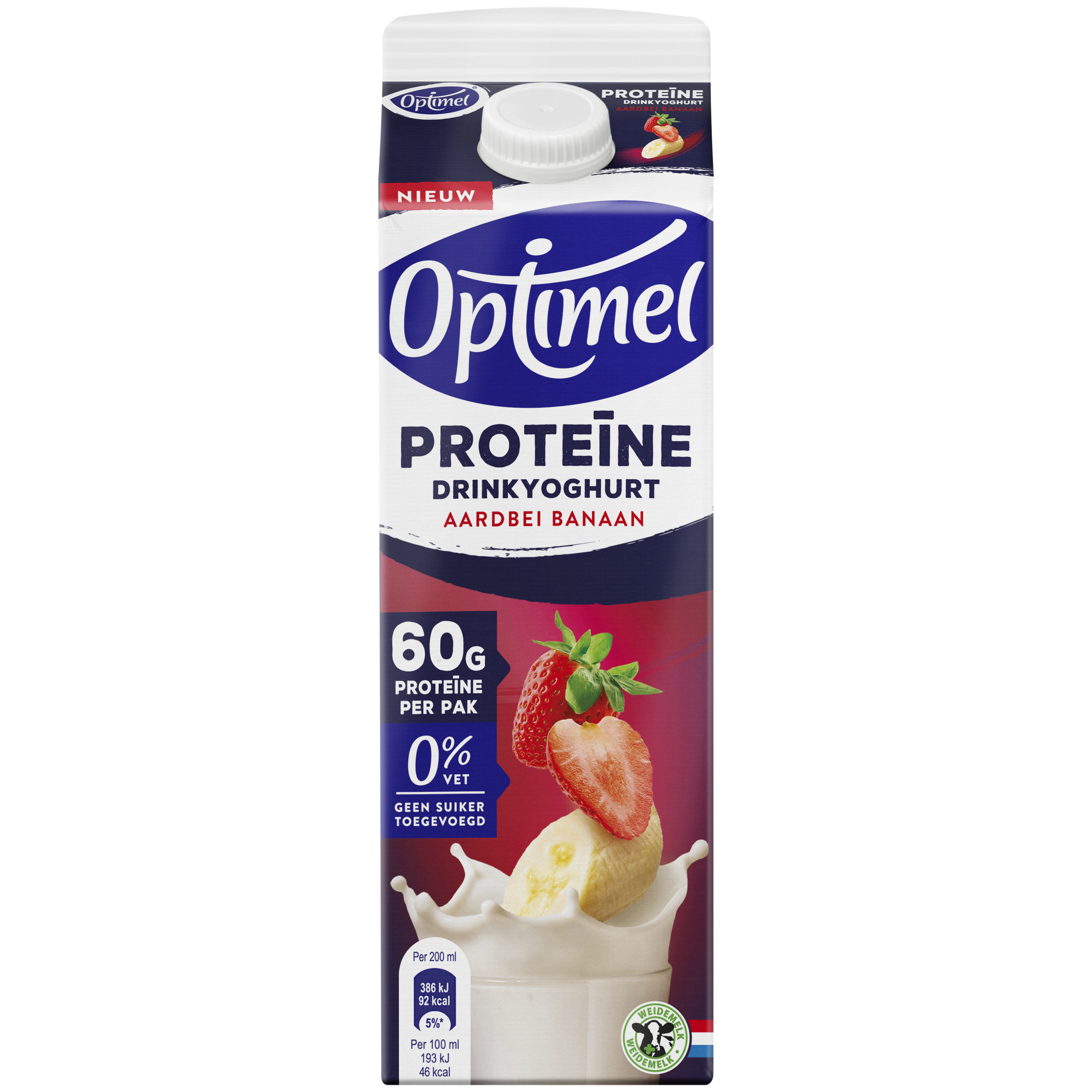 Proteine drinkyoghurt aardbei & banaan