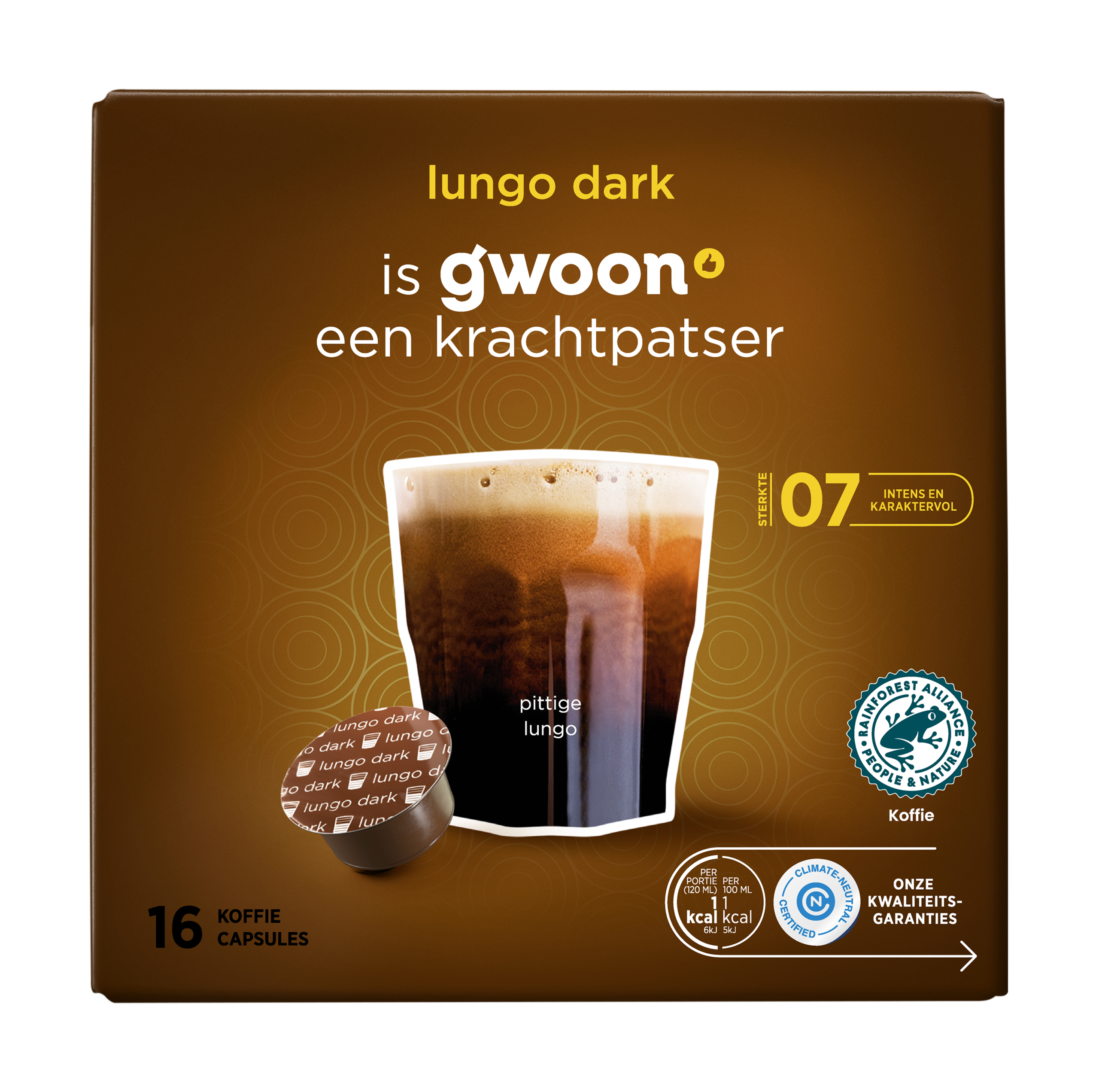 Koffiecups lungo dark D.G.