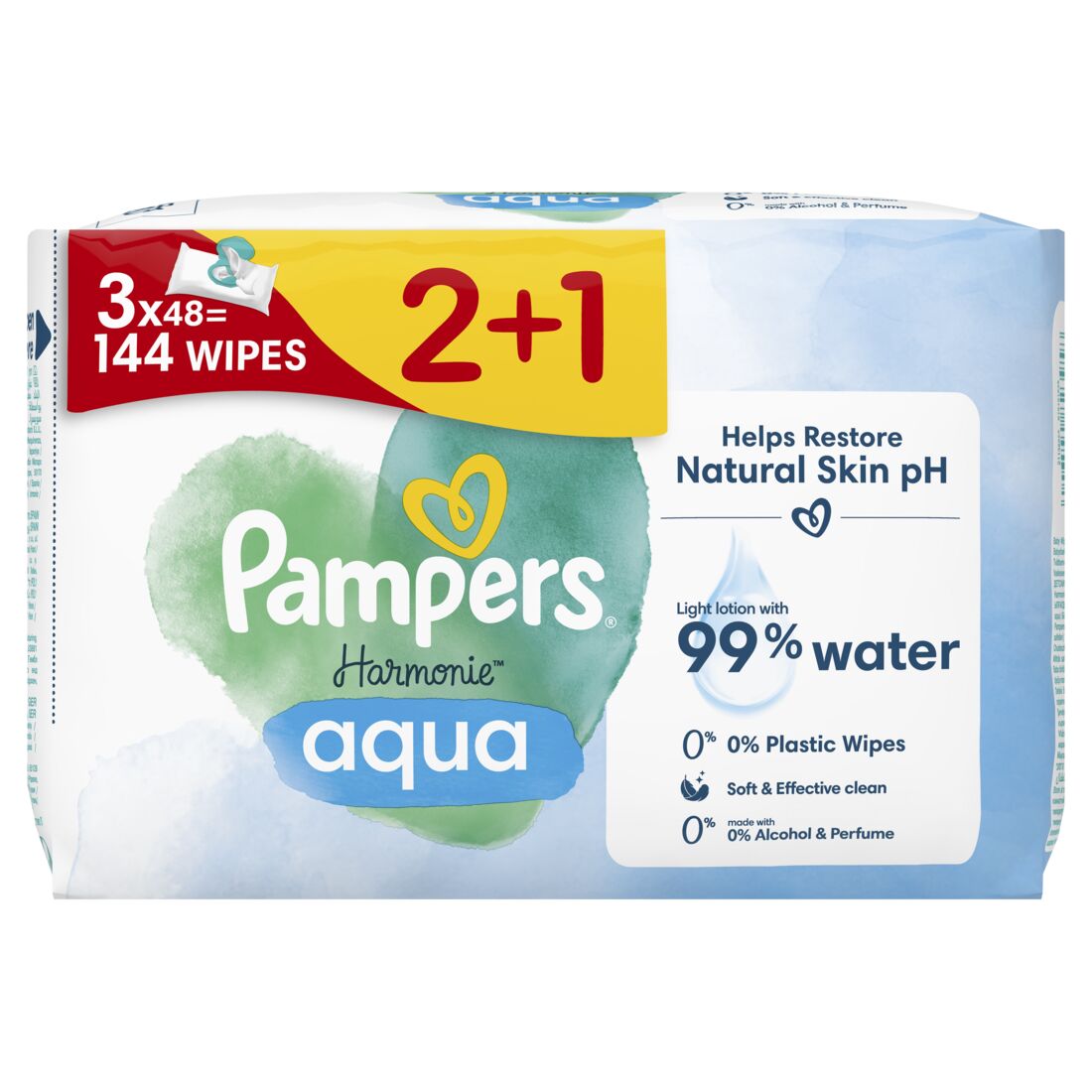 Baby wipes aqua