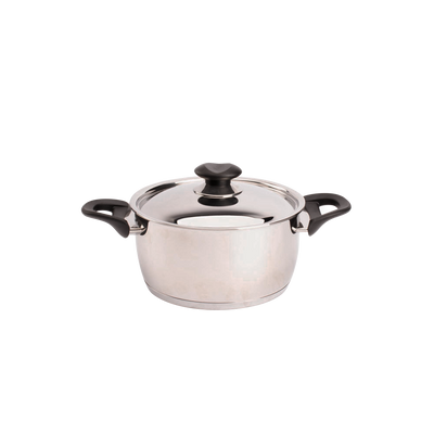 Kookpan RVS 20 cm met deksel 3 liter