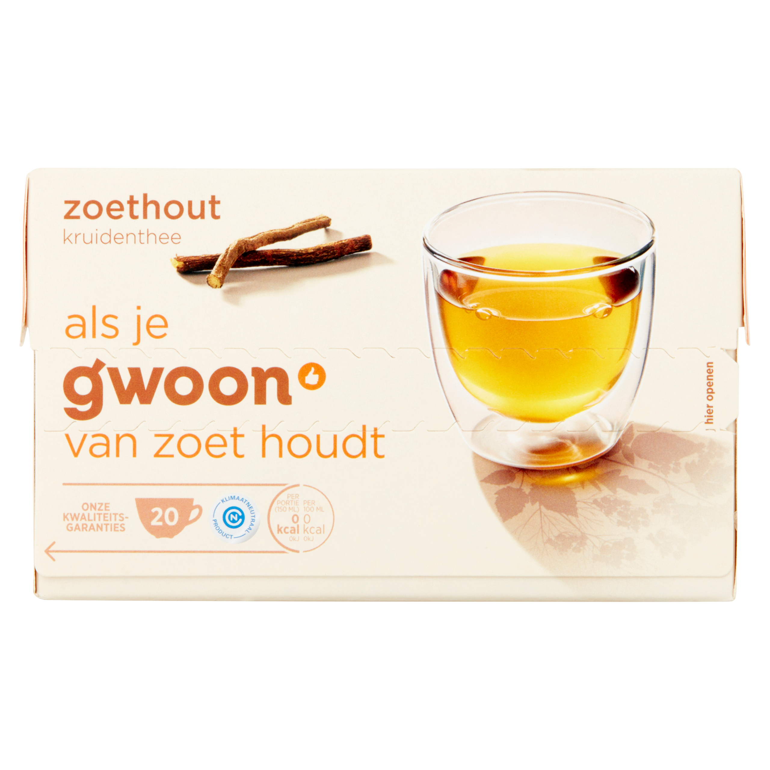 Zoethout thee