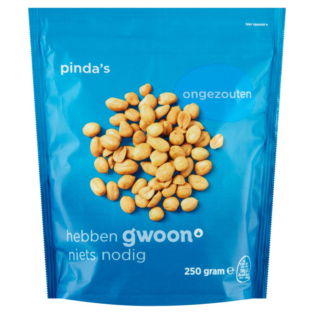 Pinda's ongezouten