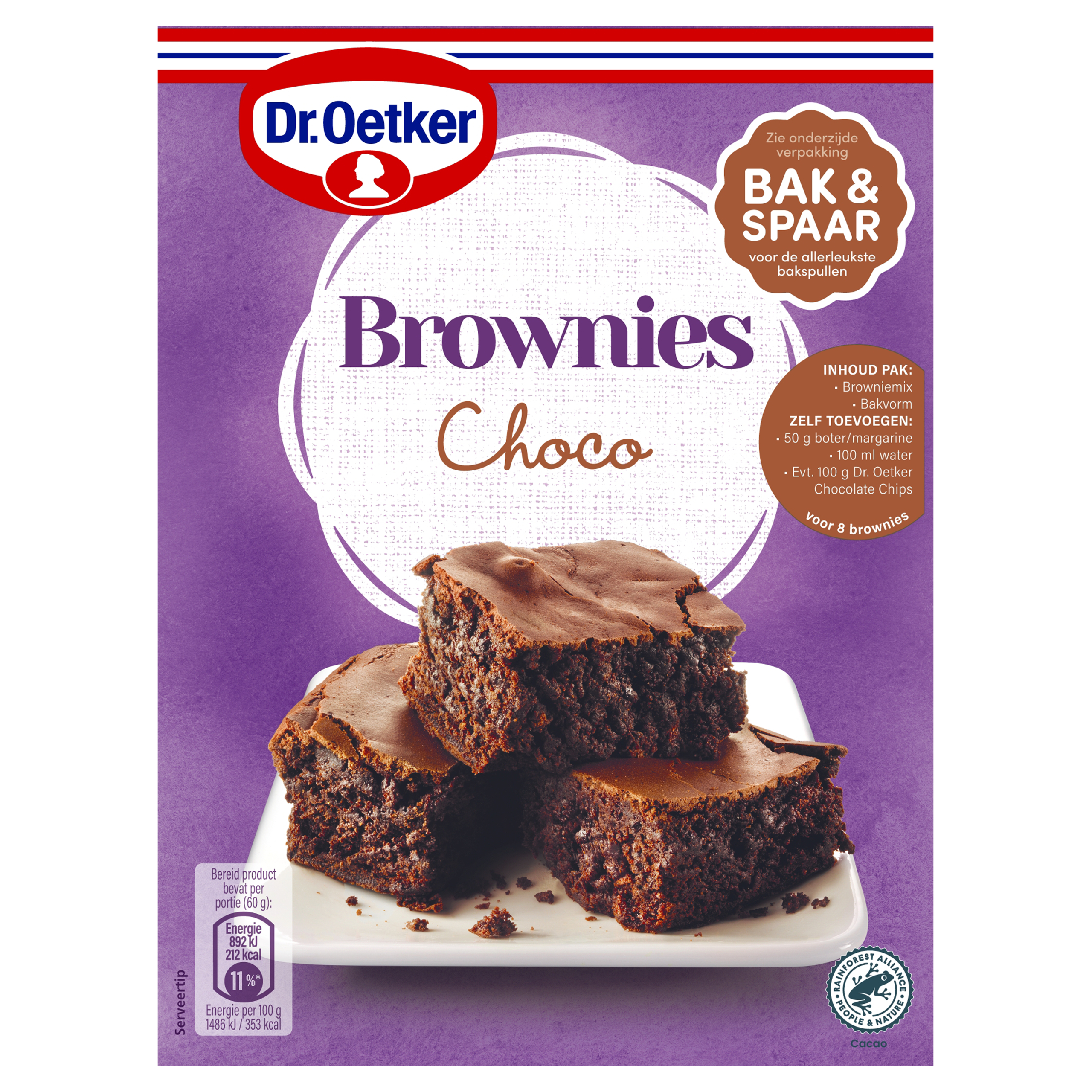 Mix voor brownies choco