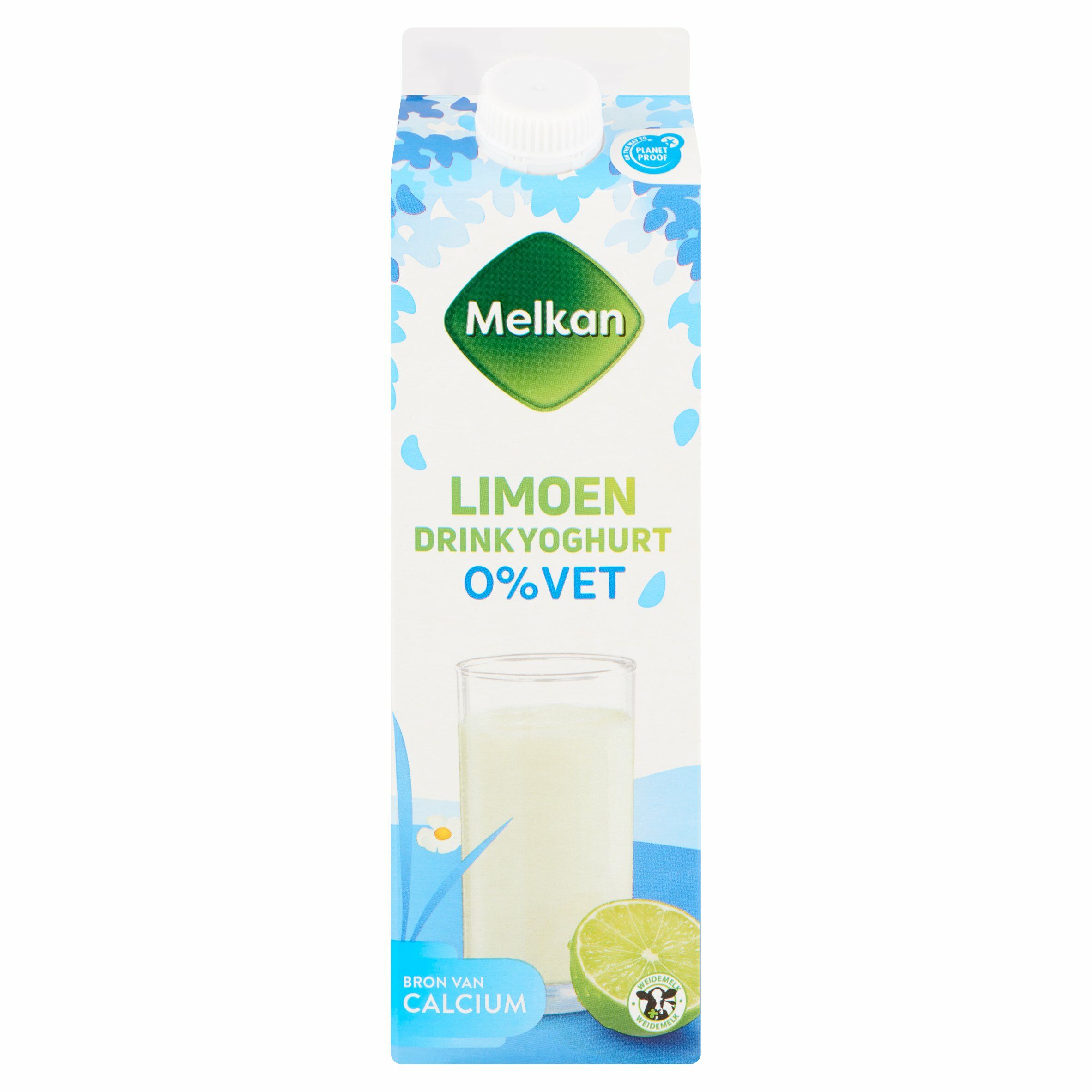 Drinkyoghurt 0% vet limoen