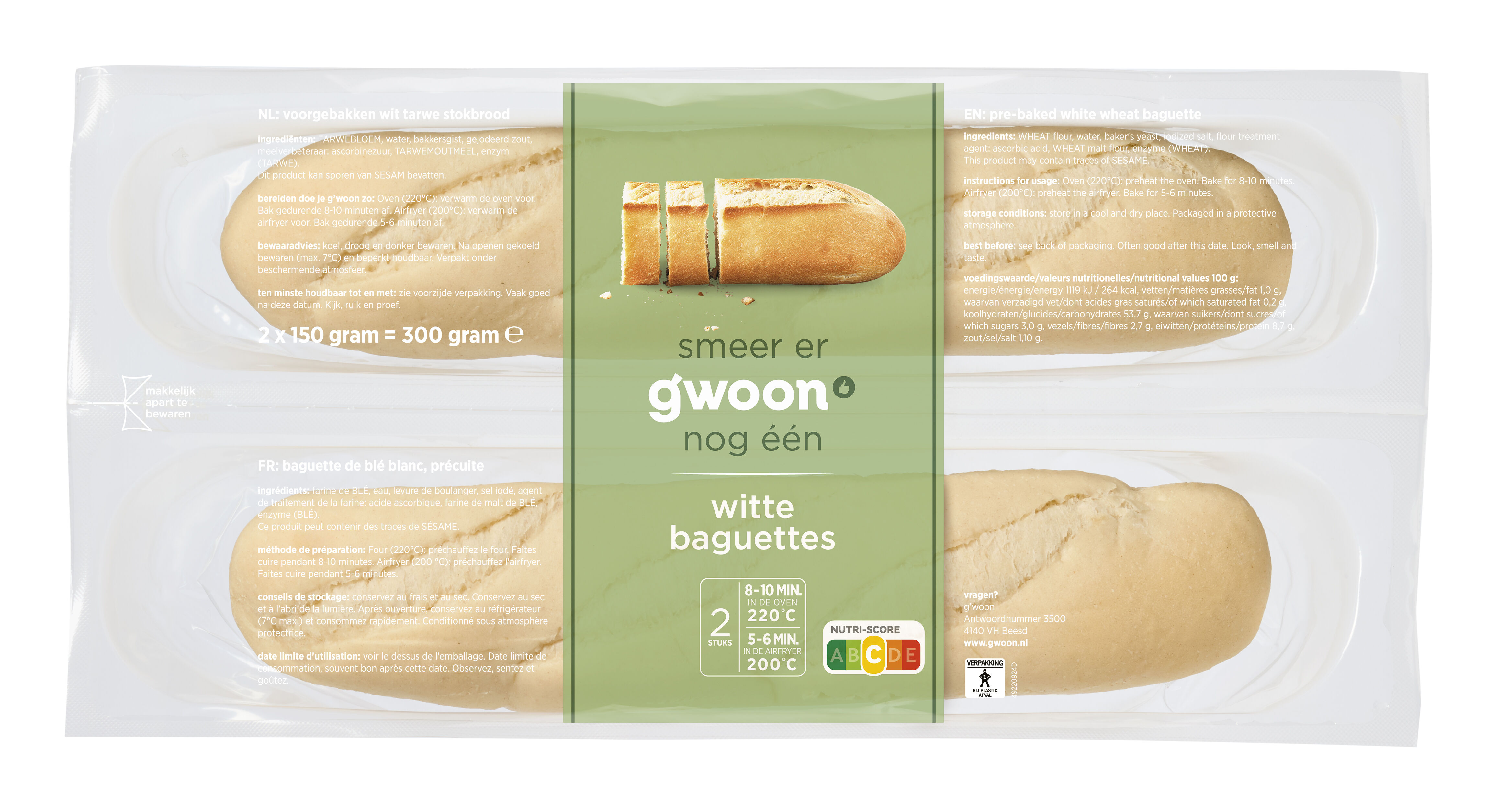 Baguettes wit