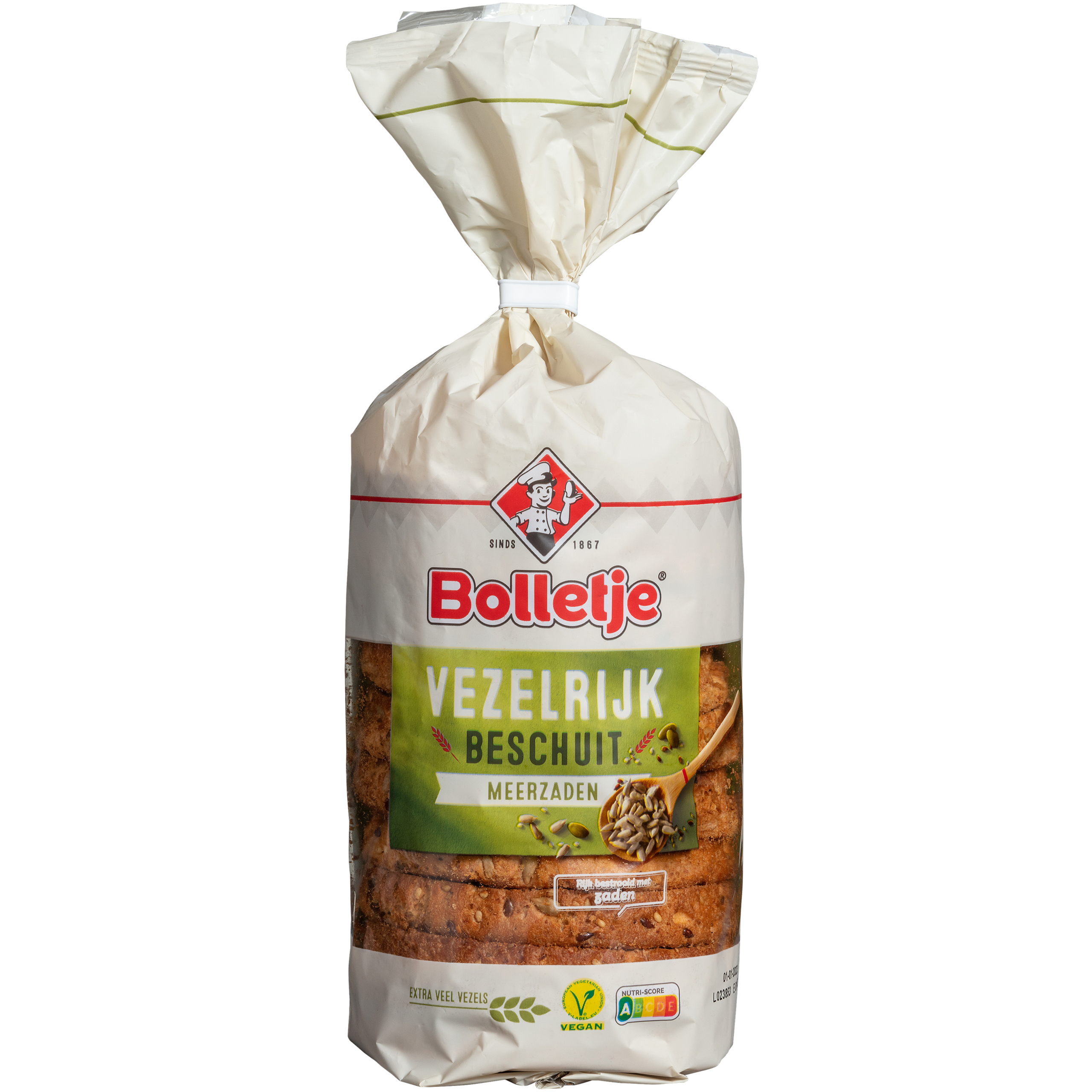 Beschuit vezelrijk meerzaden