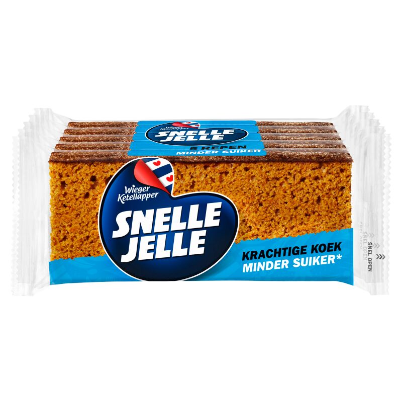 Snelle Jelle ontbijtkoek minder suiker
