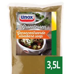 Groentesoep rijk gevuld