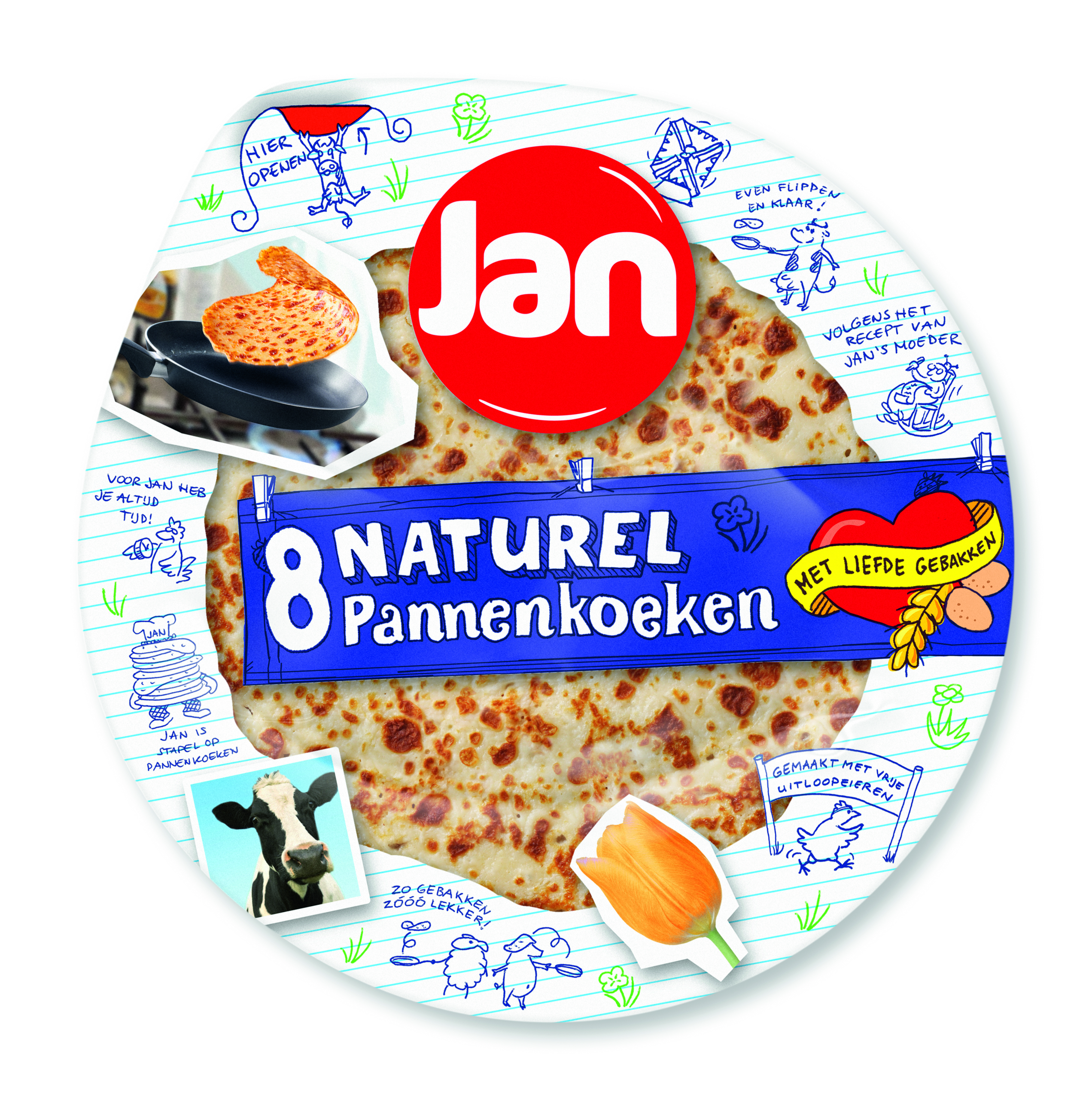 Jan pannenkoek naturel