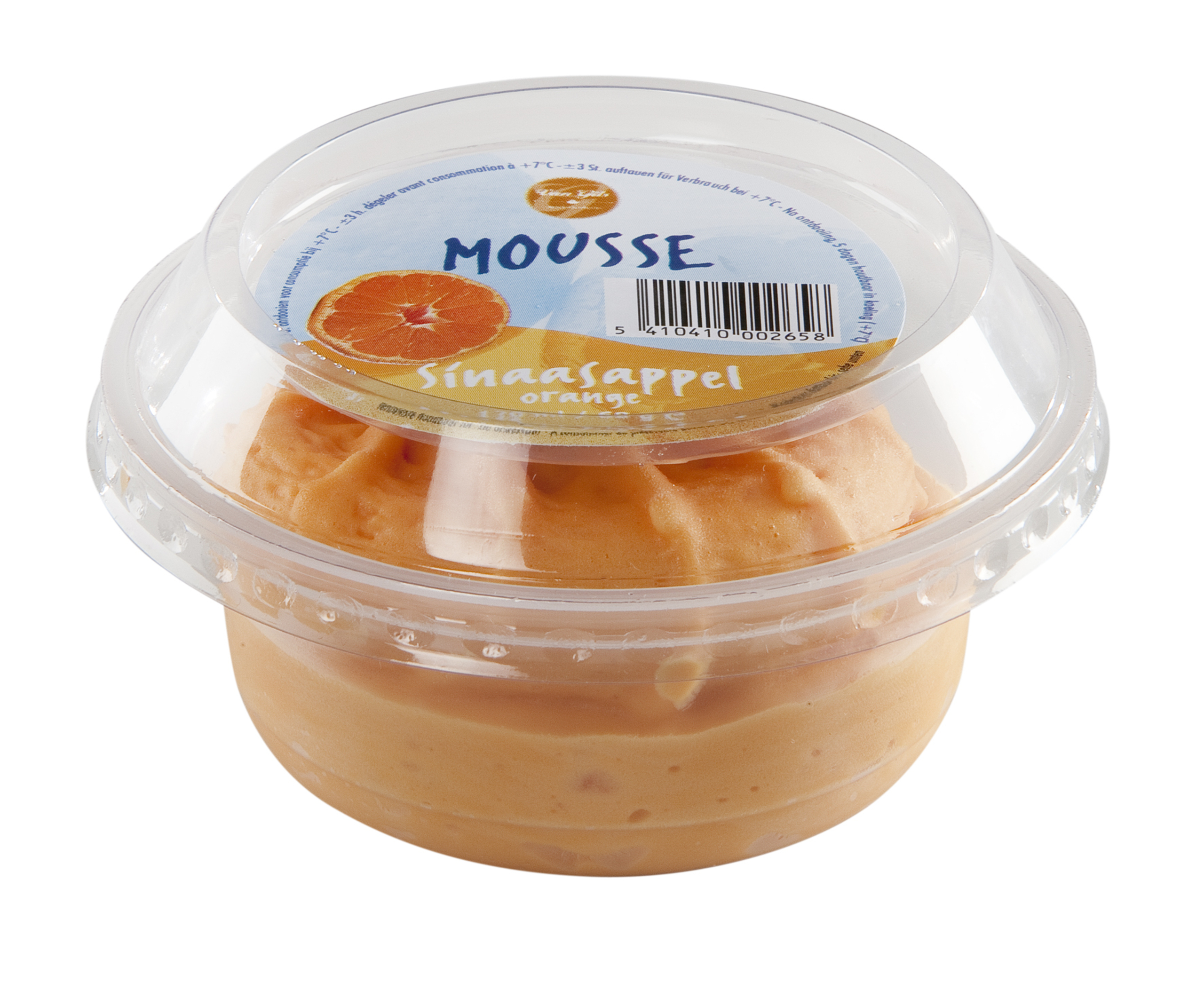 Mousse dessert sinaasappel