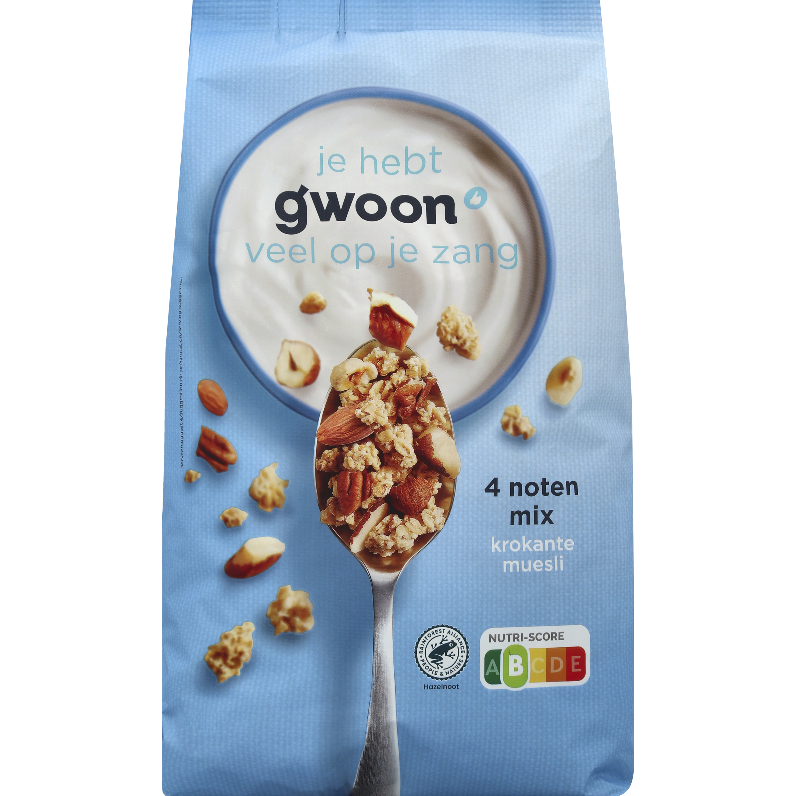 Krokante muesli 4 noten