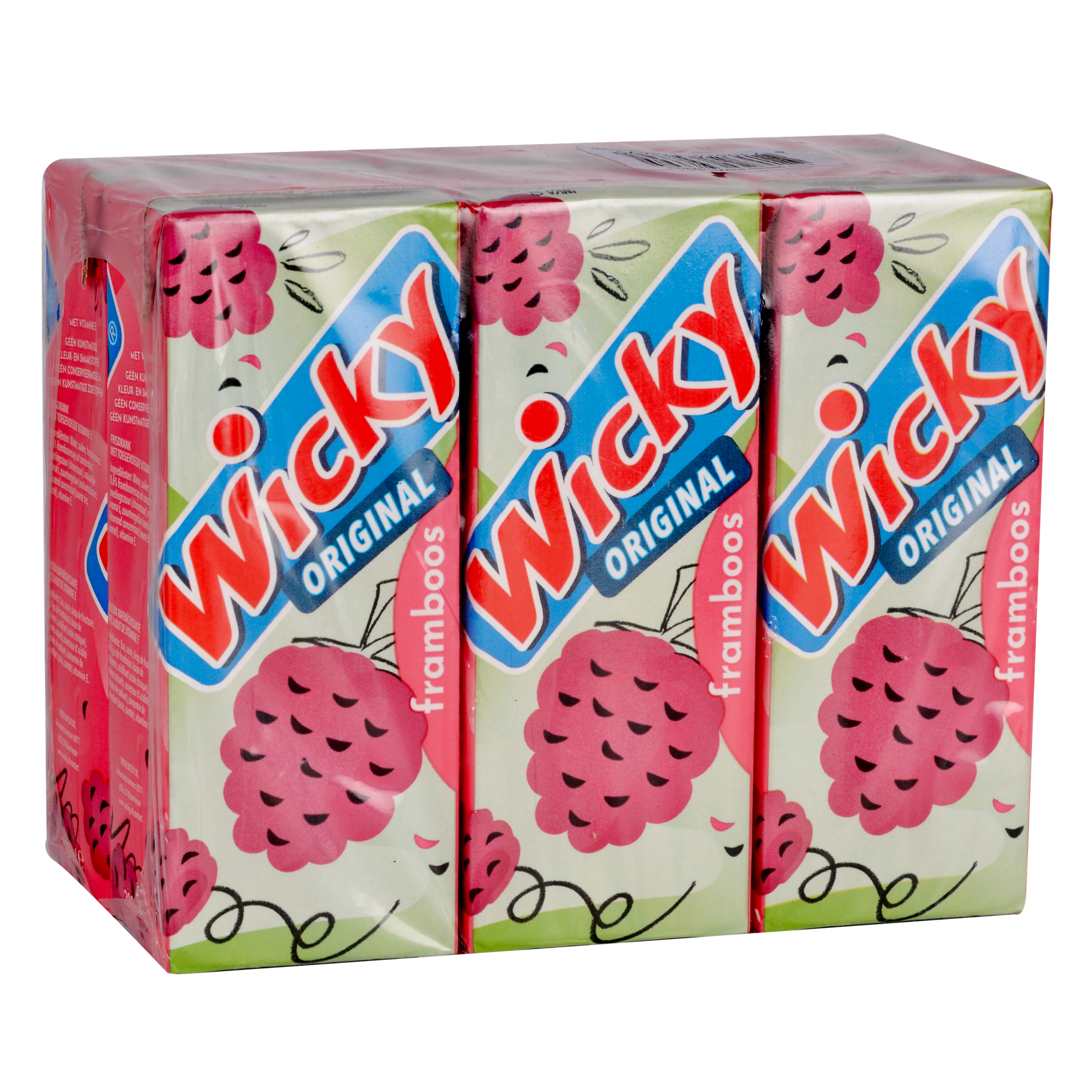 Framboos fruitdrink 6-pack