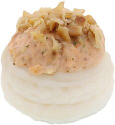 Witvisrol zalm/forelmousse gestoofd