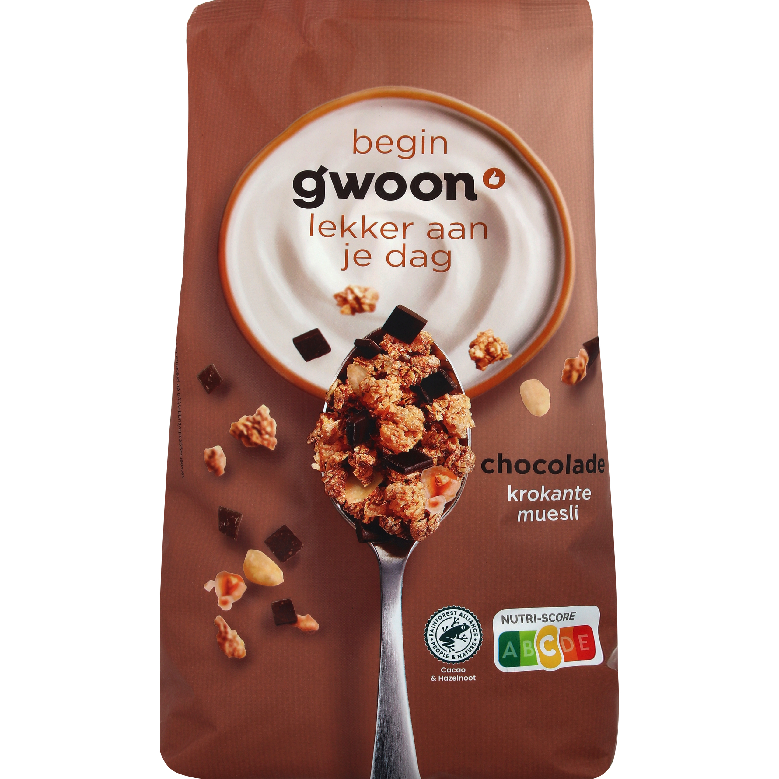 Krokante muesli chocolade