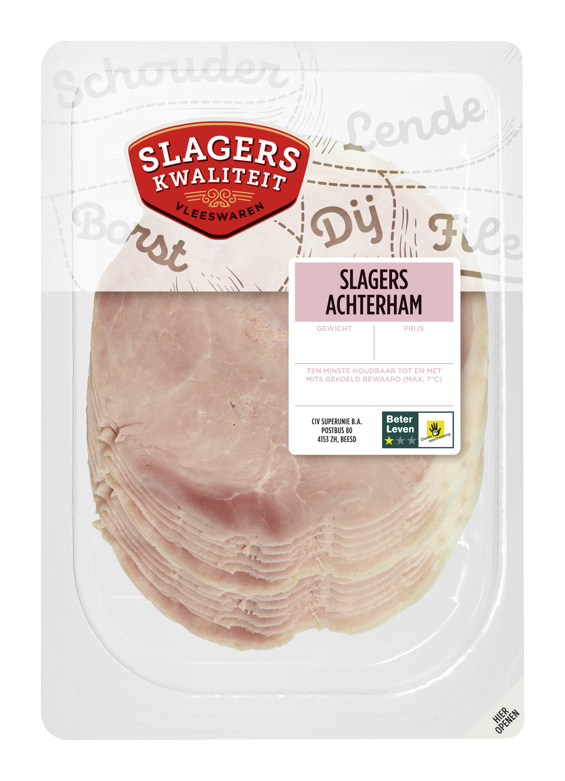 Slagers achterham