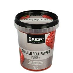 Gegrilde paprika puree