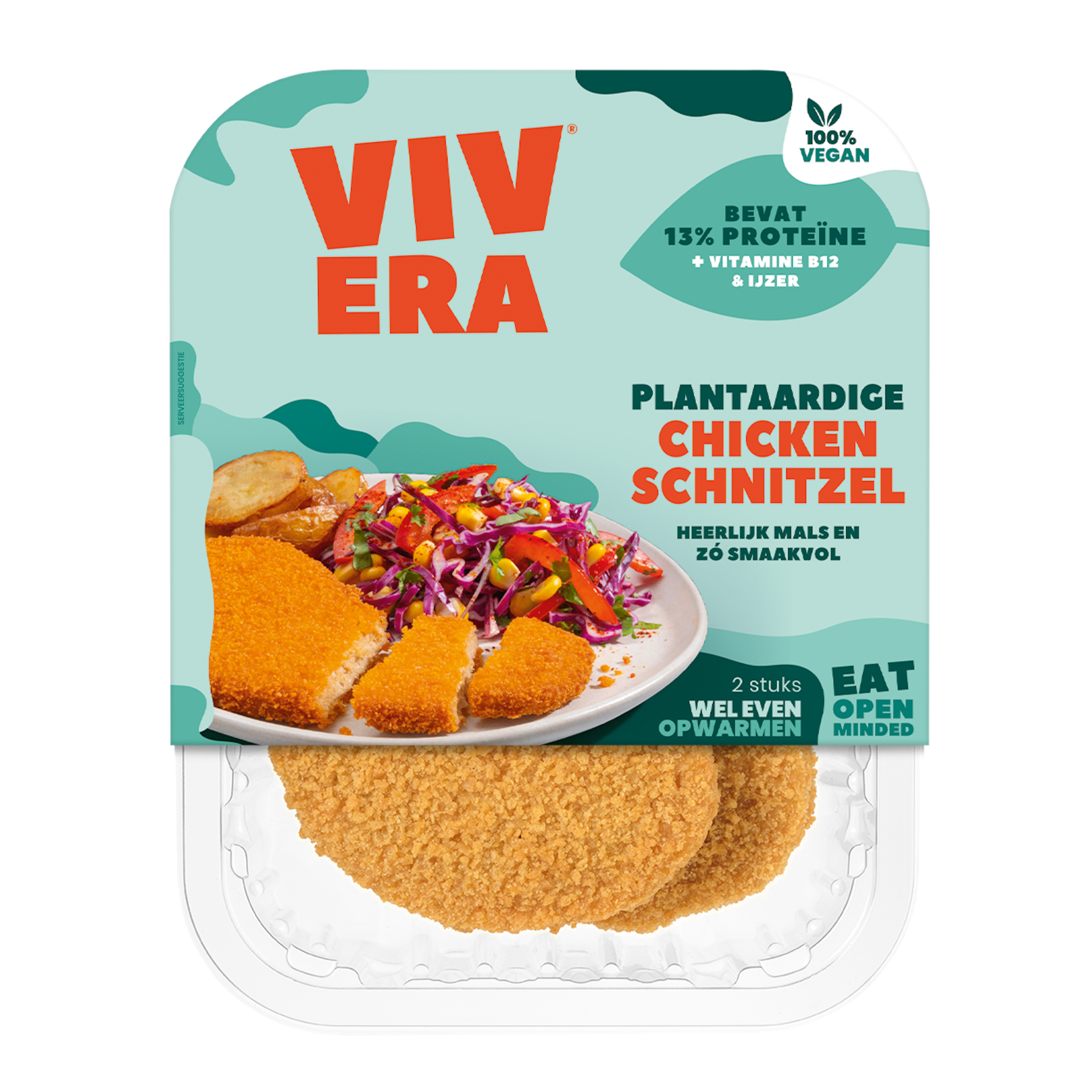 Plantaardige chicken schnitzel