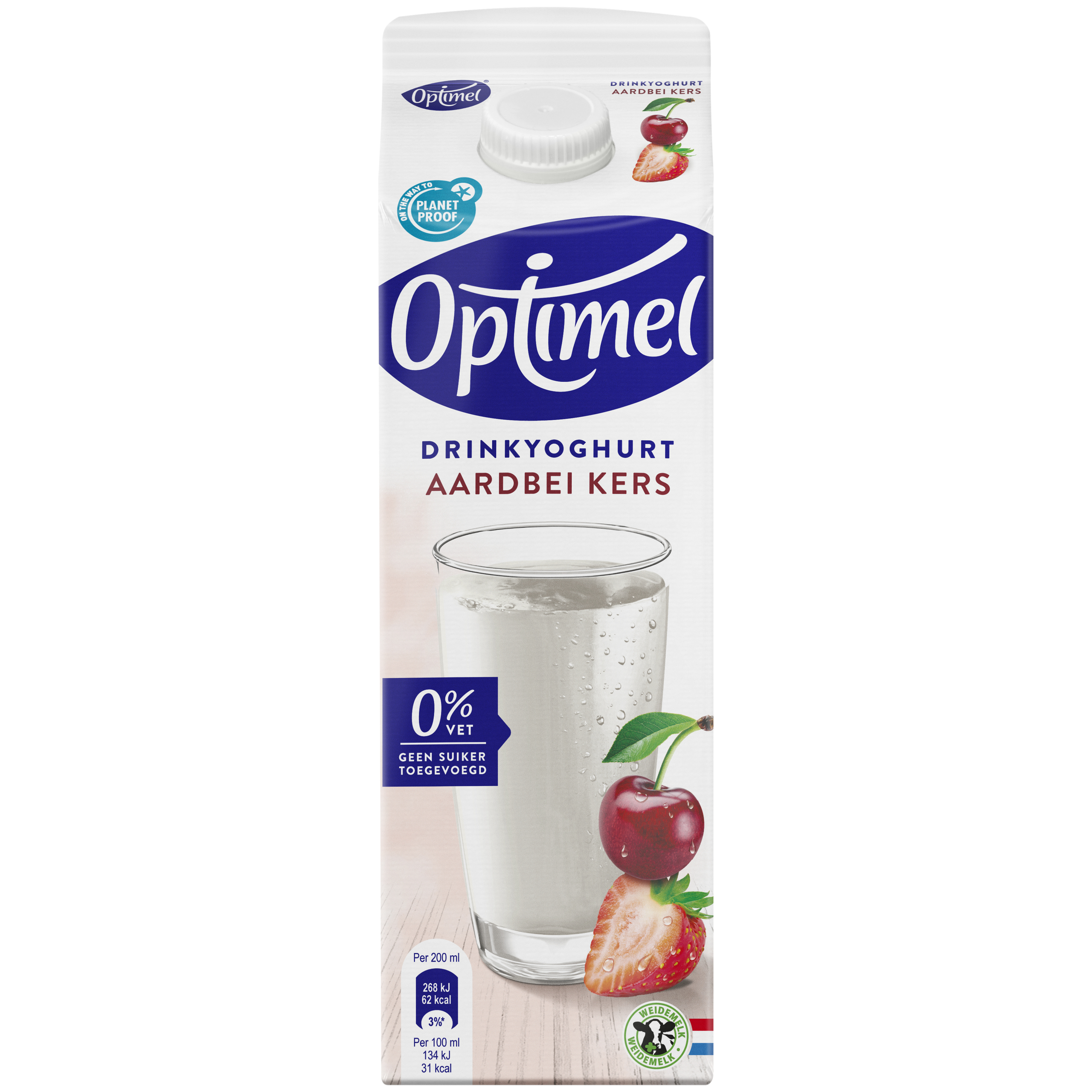 Drinkyoghurt aardbei kers