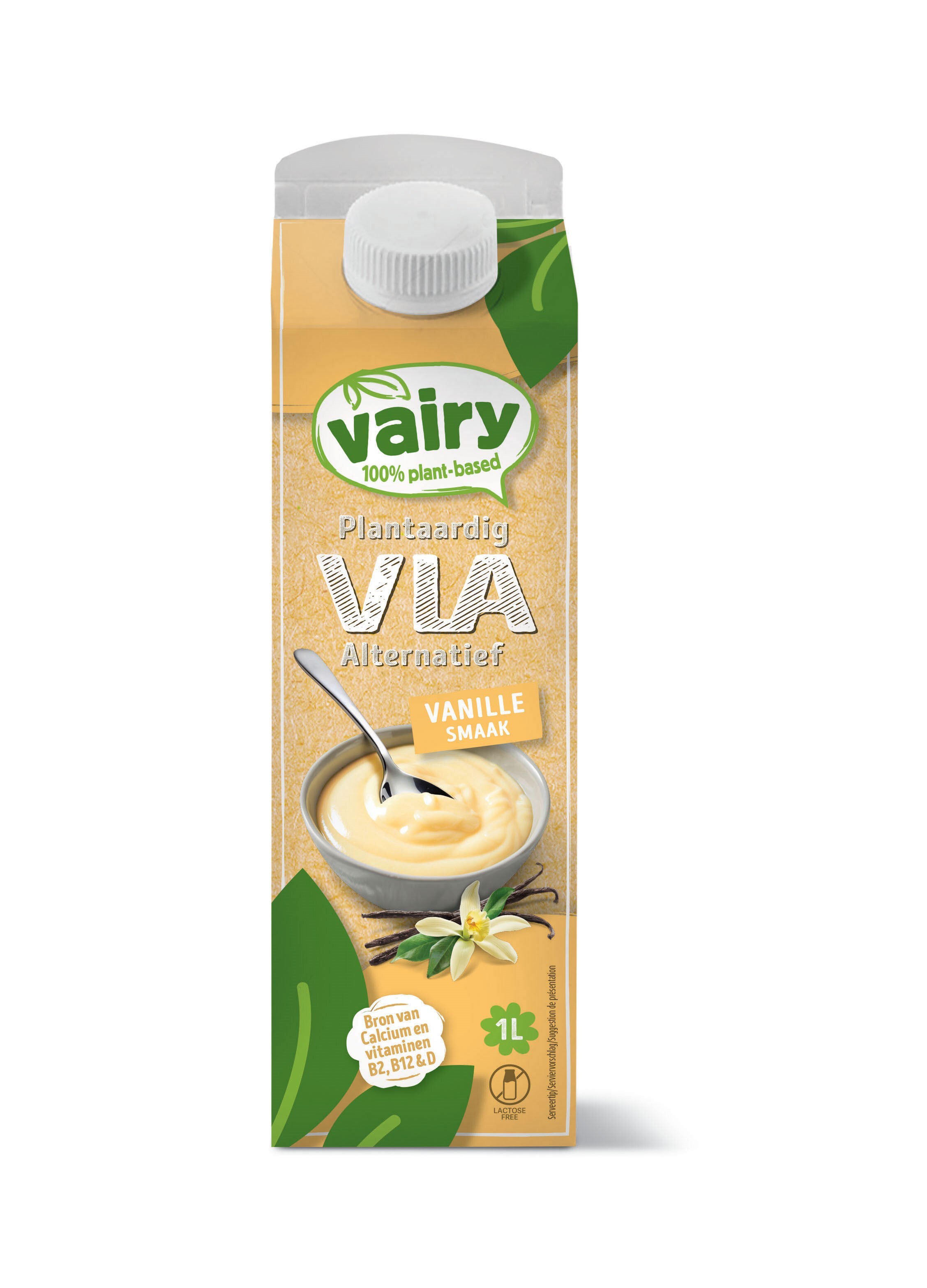 Plantaardig vla dessert vanille