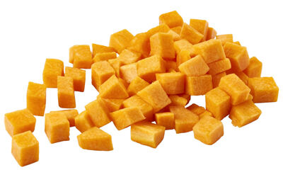 Pompoen blok 15 mm gesneden - Bulk per kg