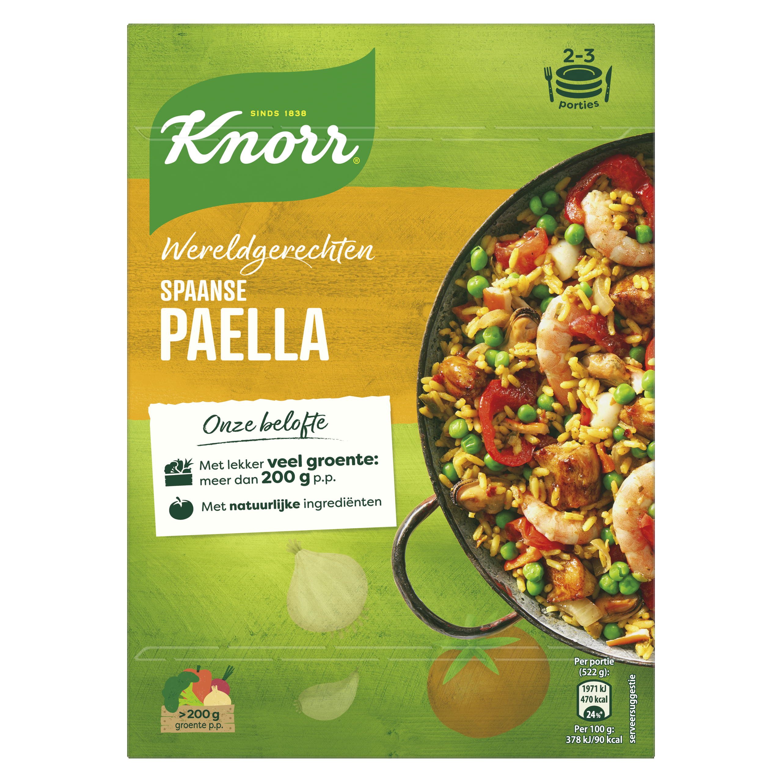 Wereldgerechten Spaanse Paella