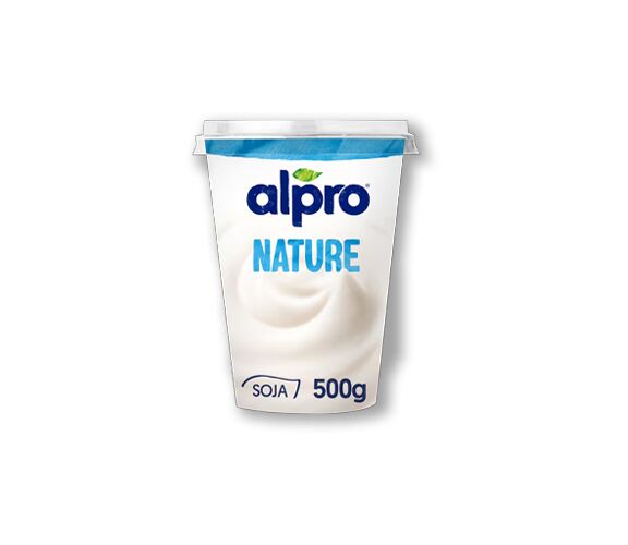 Soja yoghurt naturel vers